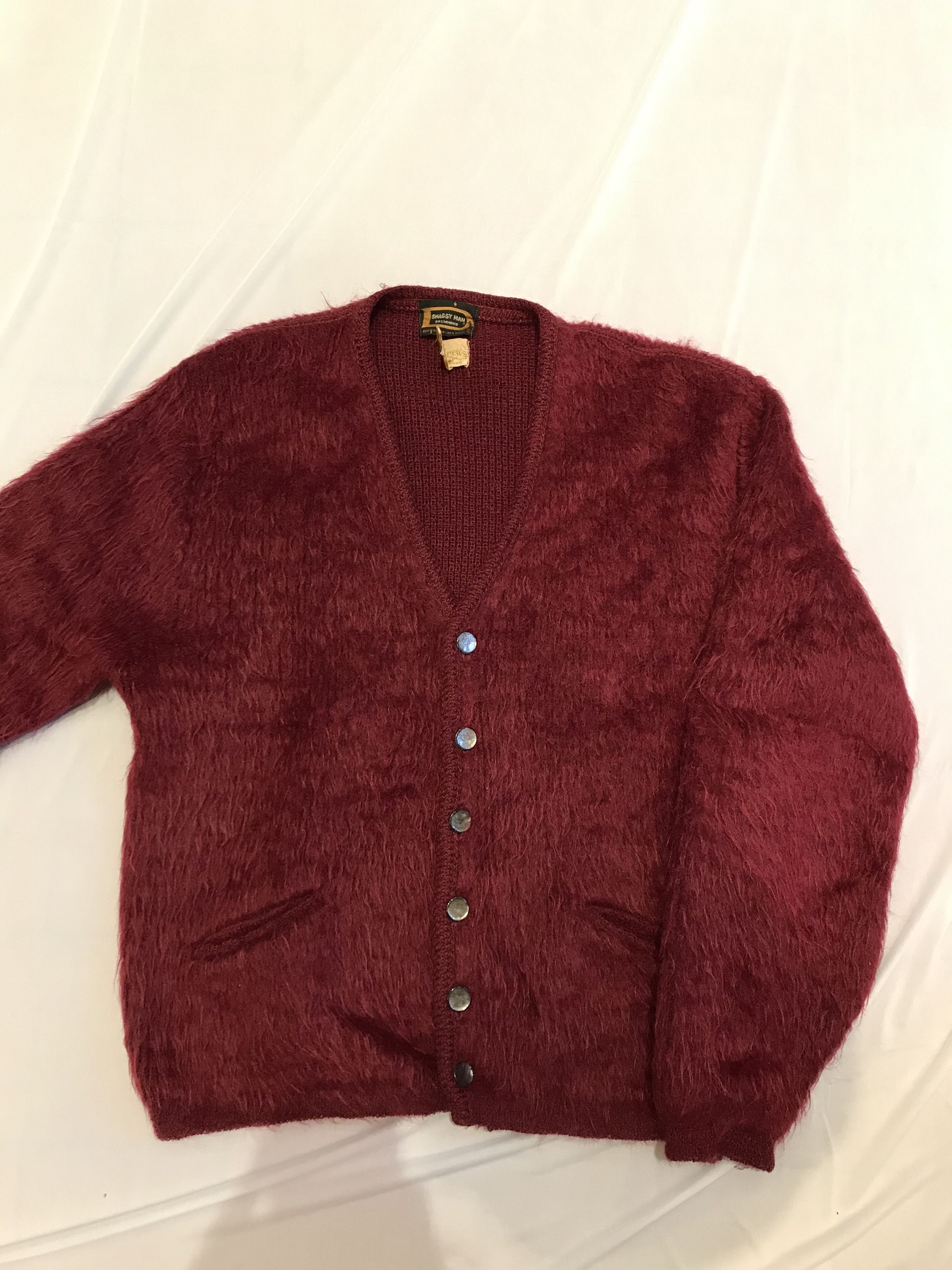 Vintage Vintage 60s Drummond Shaggy Man Mohair Cardigan | Grailed