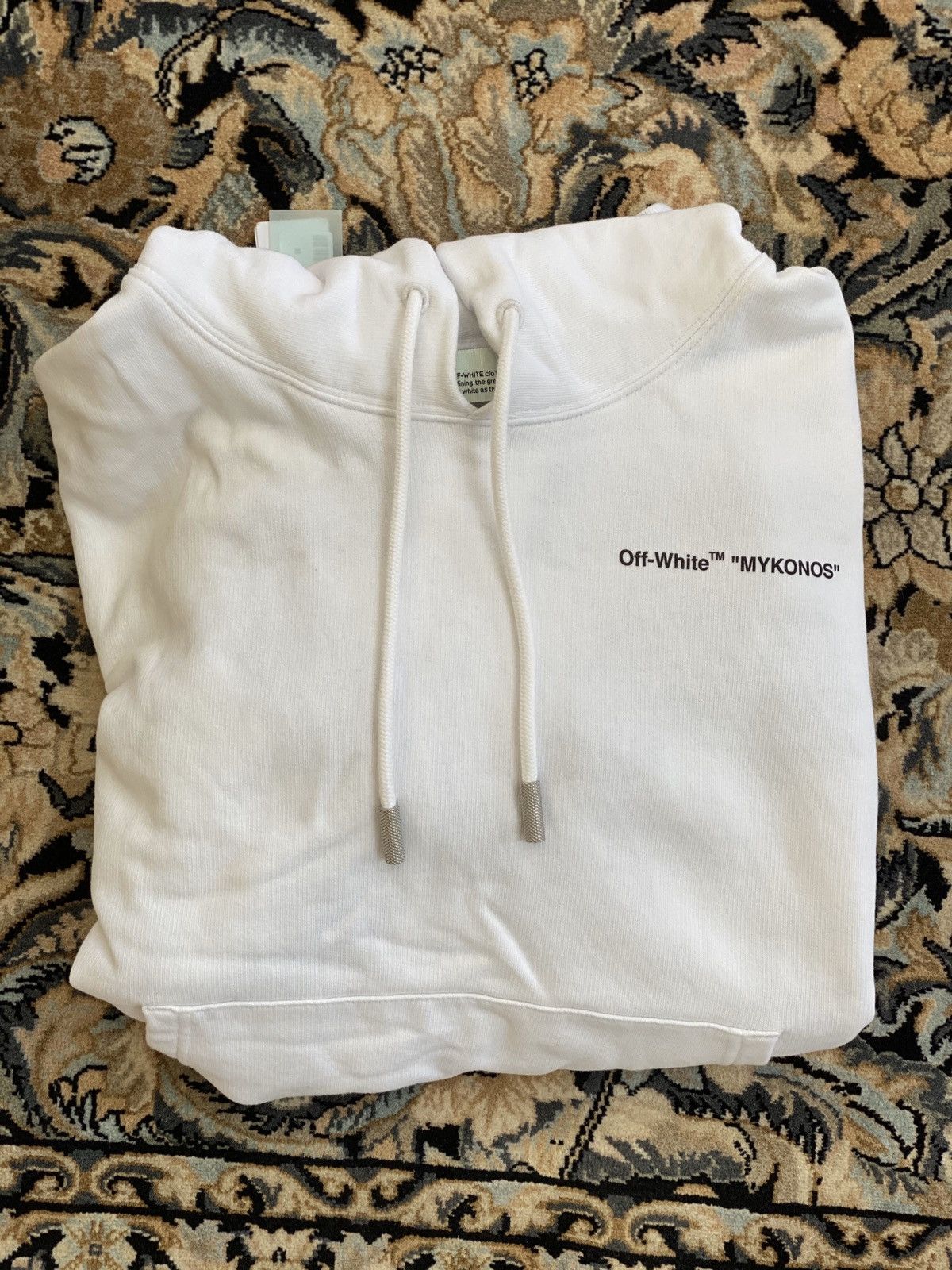 Off white hot sale mykonos hoodie