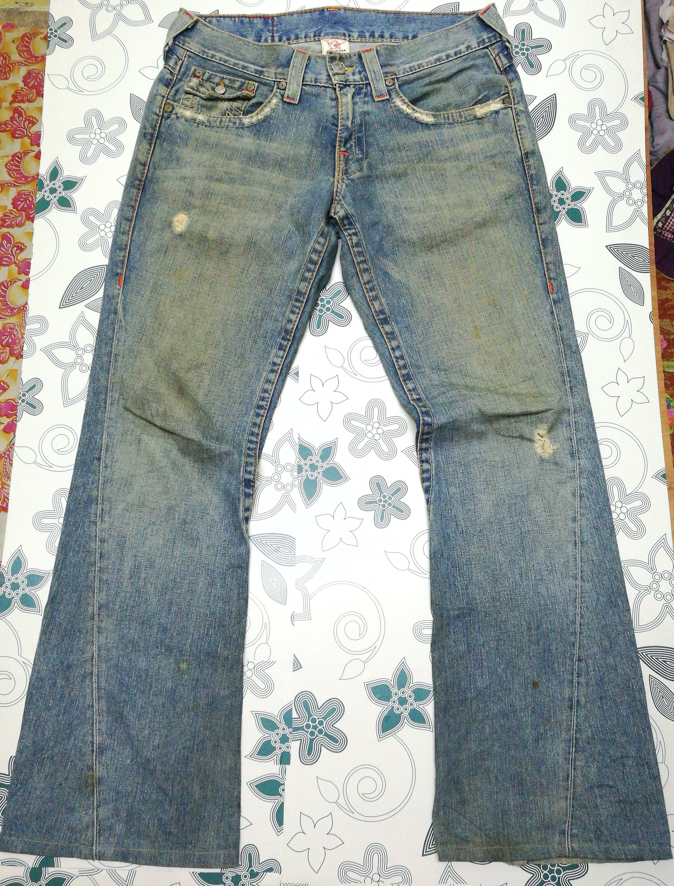True Religion True Religion Joey Bootcut Jeans Size US 33 - 5 Thumbnail