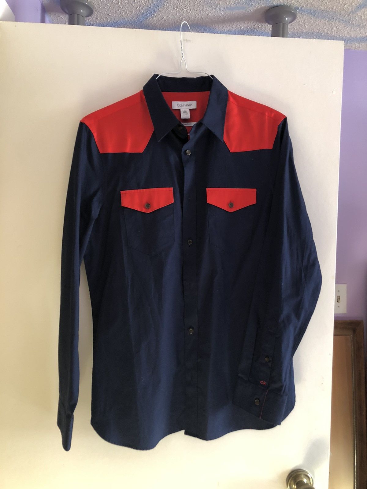 Calvin Klein Western Style Contrast Size US M / EU 48-50 / 2 - 1 Preview