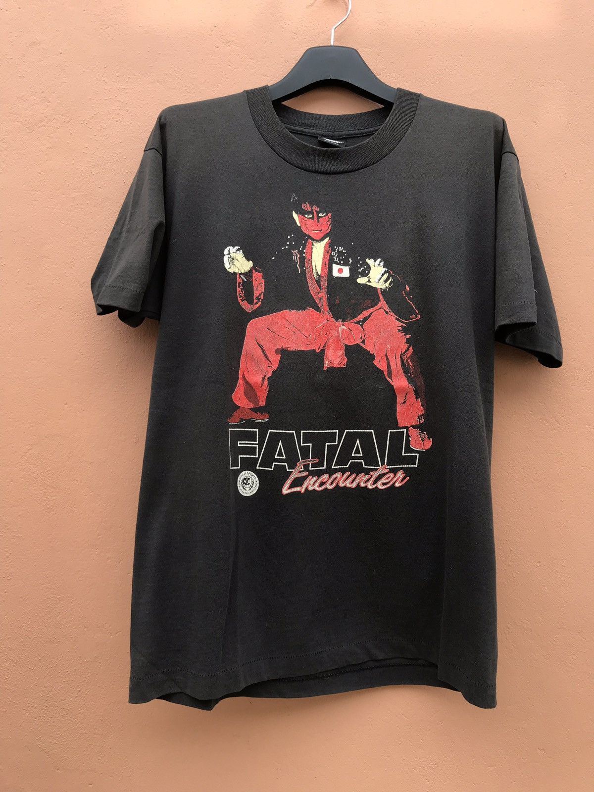 Vintage Fatal Encounter WWF Japan popular Pro Wrestling shirt Size: US L