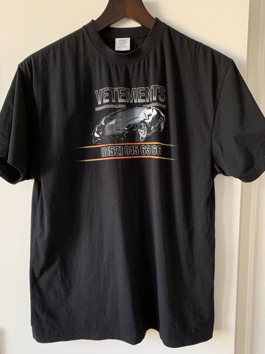 Vetements discount lamborghini tee