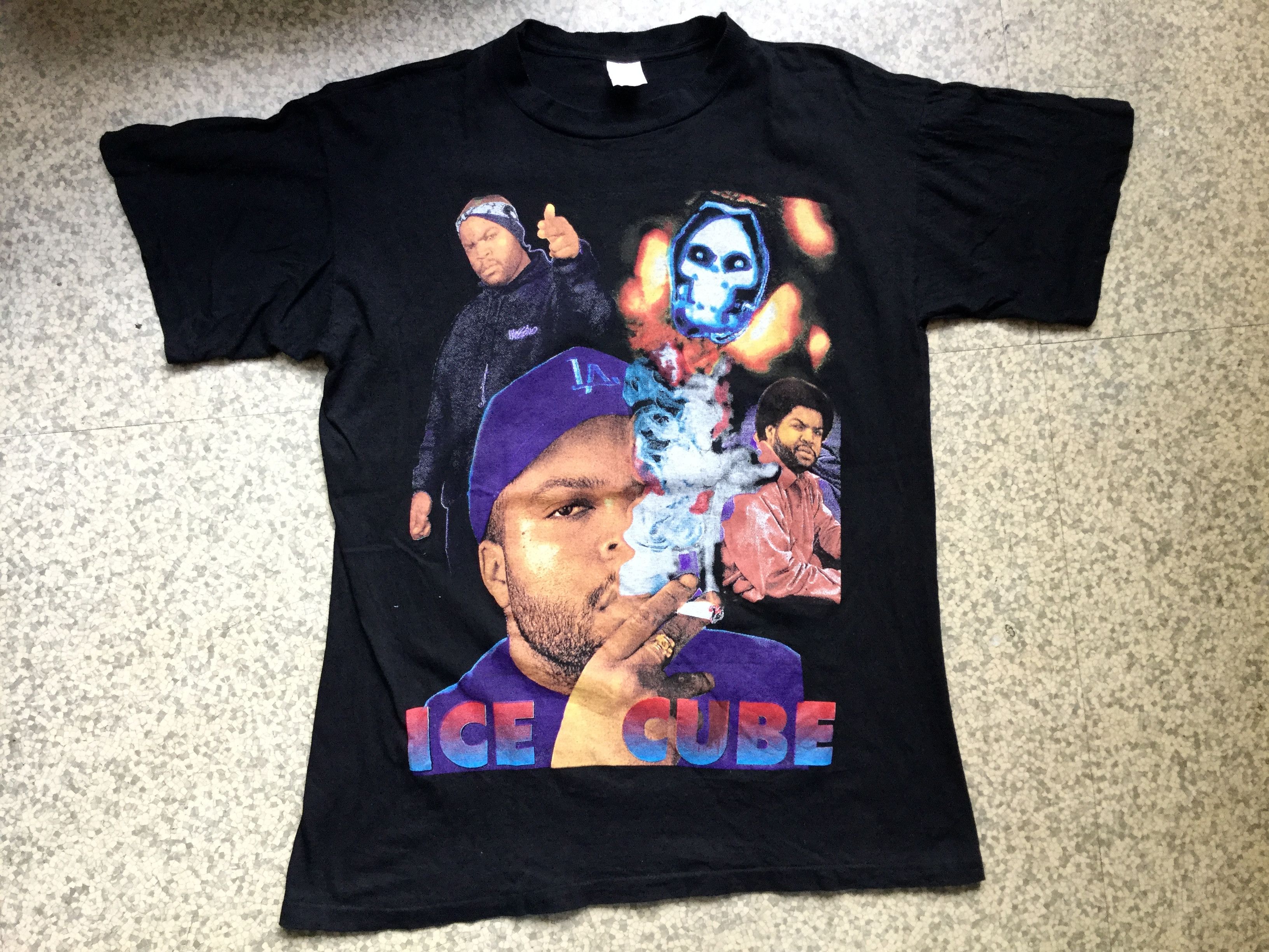 Vintage Vtg '90s ICE CUBE TOUR T-SHIRT Hip Hop Gangsta Rap NWA