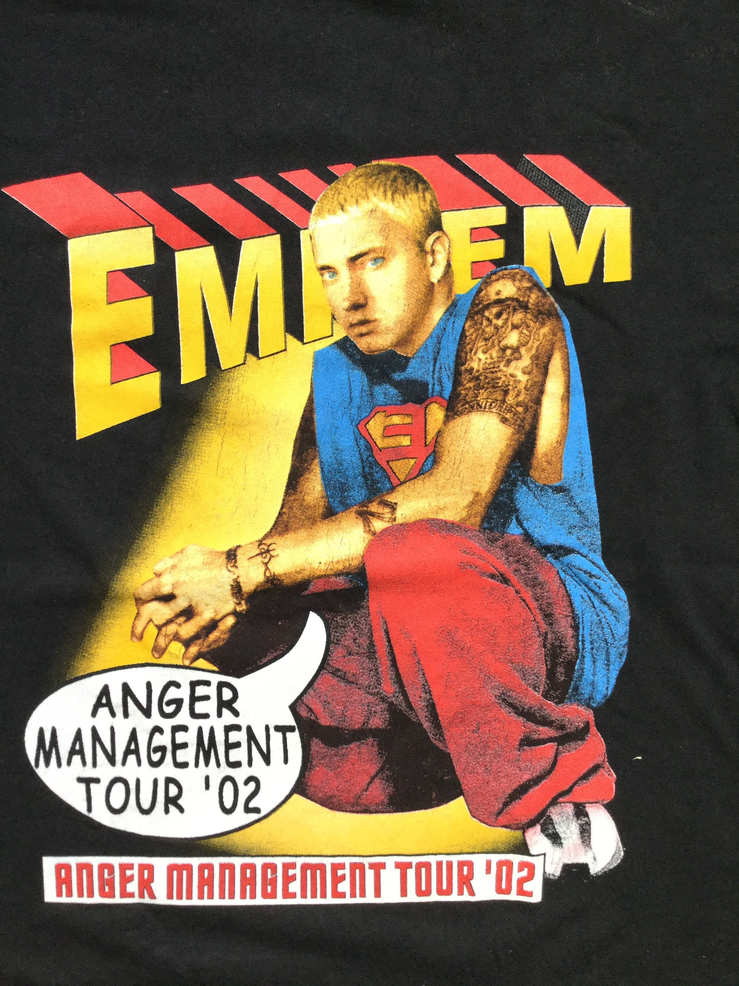 VTG 2002 Eminem Anger Management Tour Concert Tee high quality Size Small