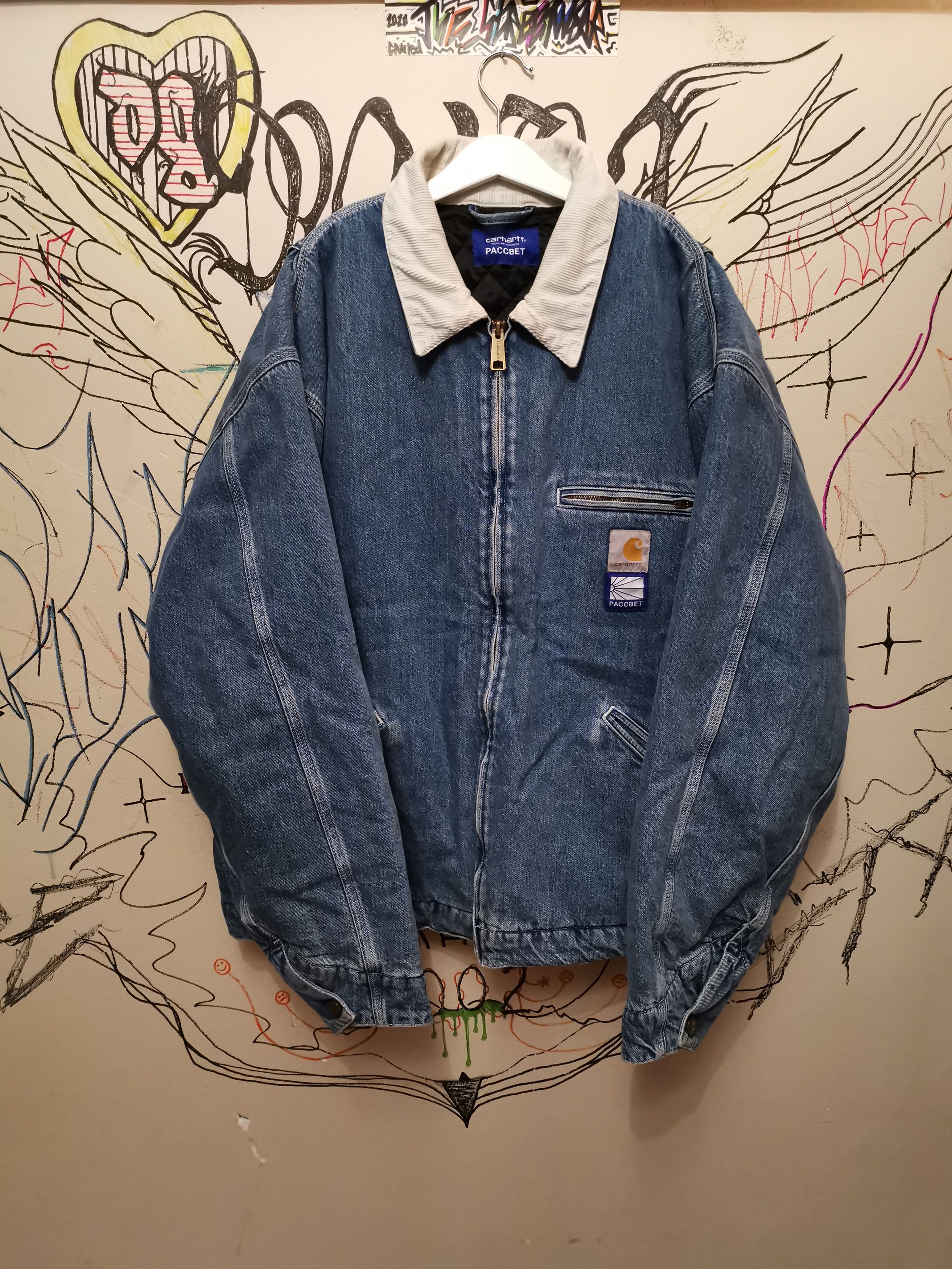 Carhartt Carhartt x PACCBET Detroit Denim Jacket | Grailed