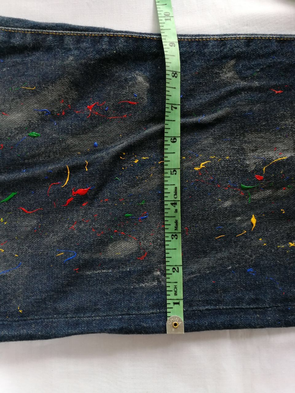 Hai Sporting Gear × Issey Miyake Legendary HAI sporting gear/Issey miyake painted denim selvedge made in japan Size US 29 - 11 Thumbnail