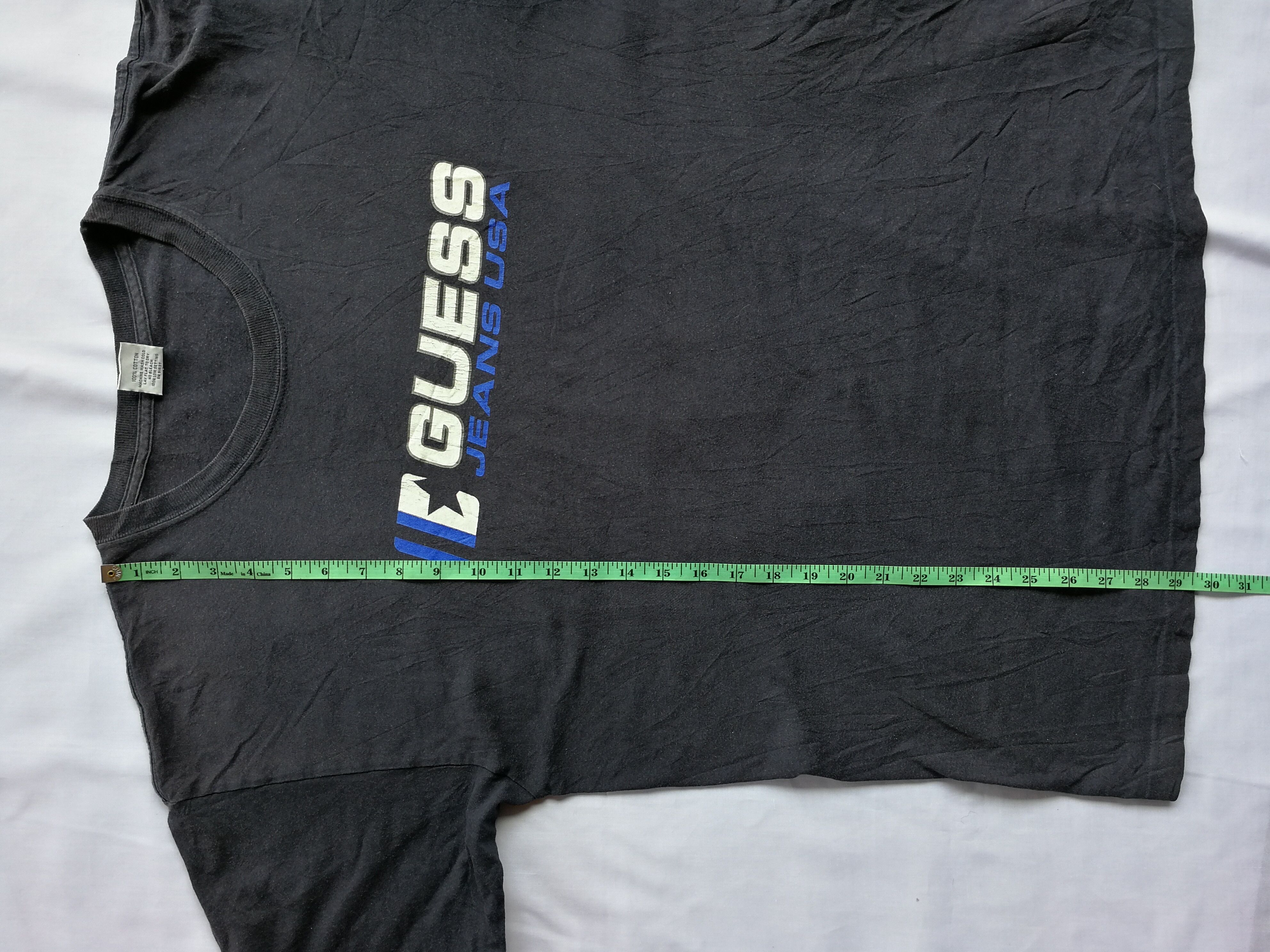 Guess Vintage 90s Guess shirt sleeve big logo Size US L / EU 52-54 / 3 - 6 Thumbnail