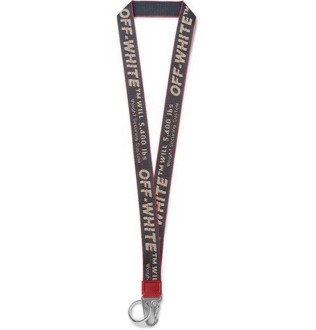 Off-White Off White Industrial Neck keychain Anthracite Red | Grailed