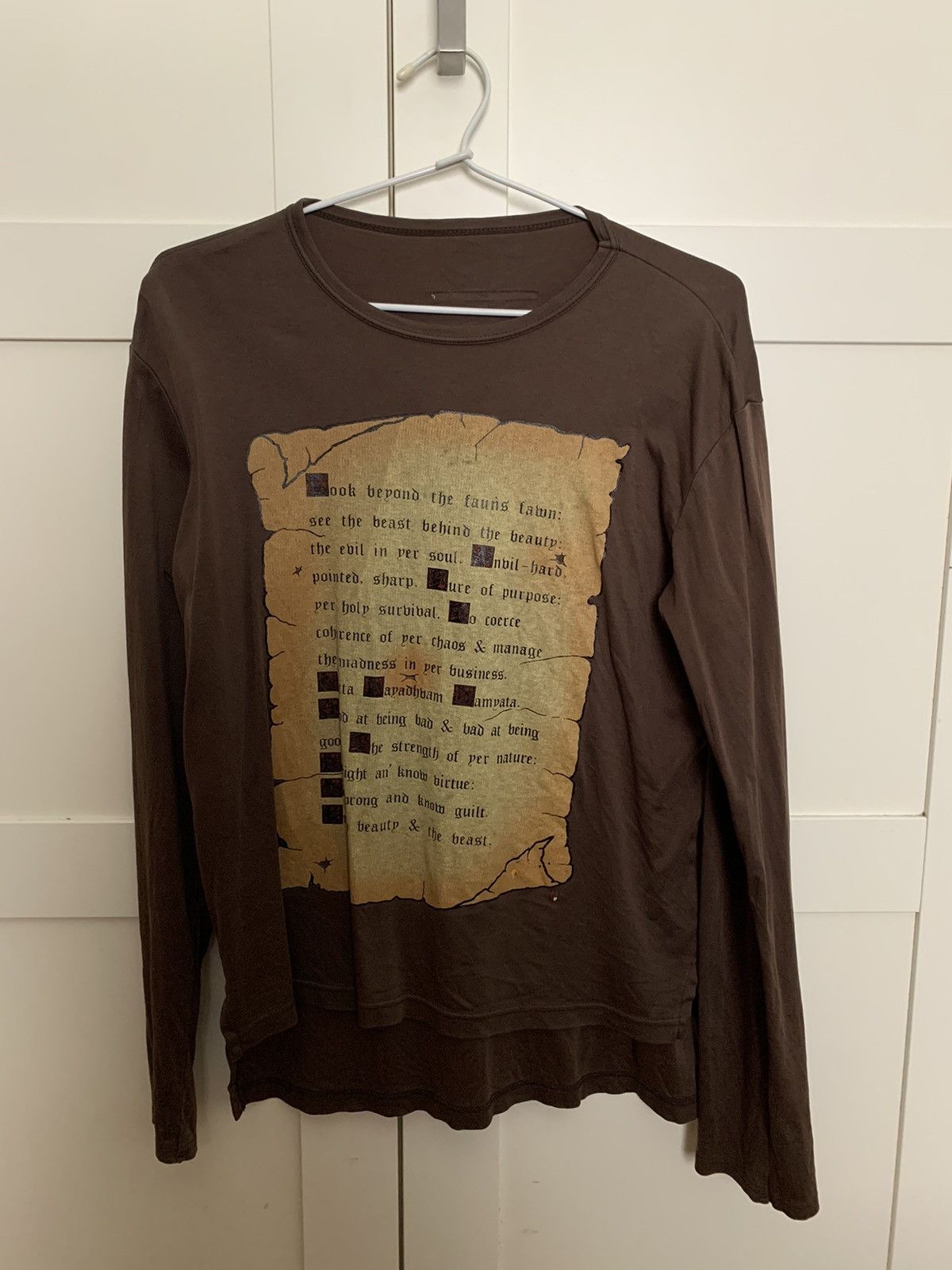 Beauty Beast Beauty Beast Scroll Longsleeve Size US M / EU 48-50 / 2 - 1 Thumbnail