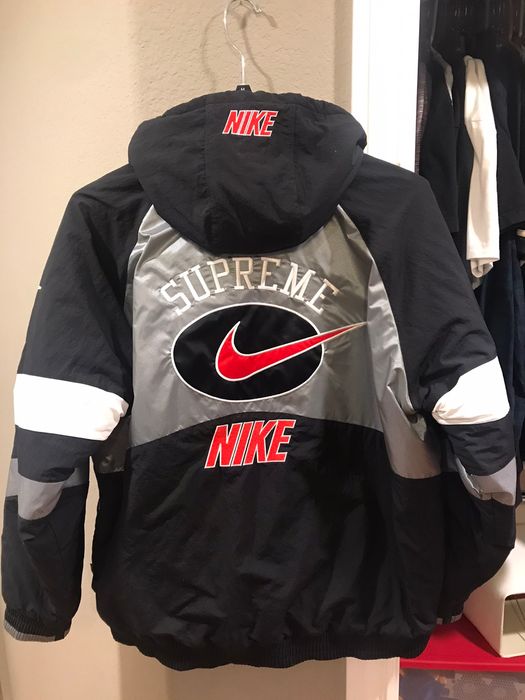 Supreme Supreme Nike Hooded Sport Jacket - Silver | Grailed