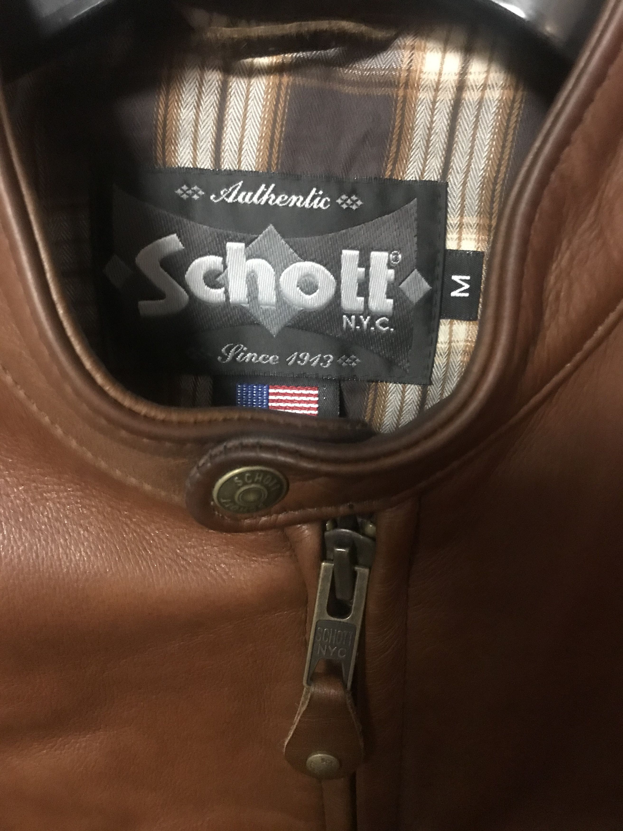 Schott Schott Cafe Racer Leather Jacket Size US M / EU 48-50 / 2 - 4 Preview