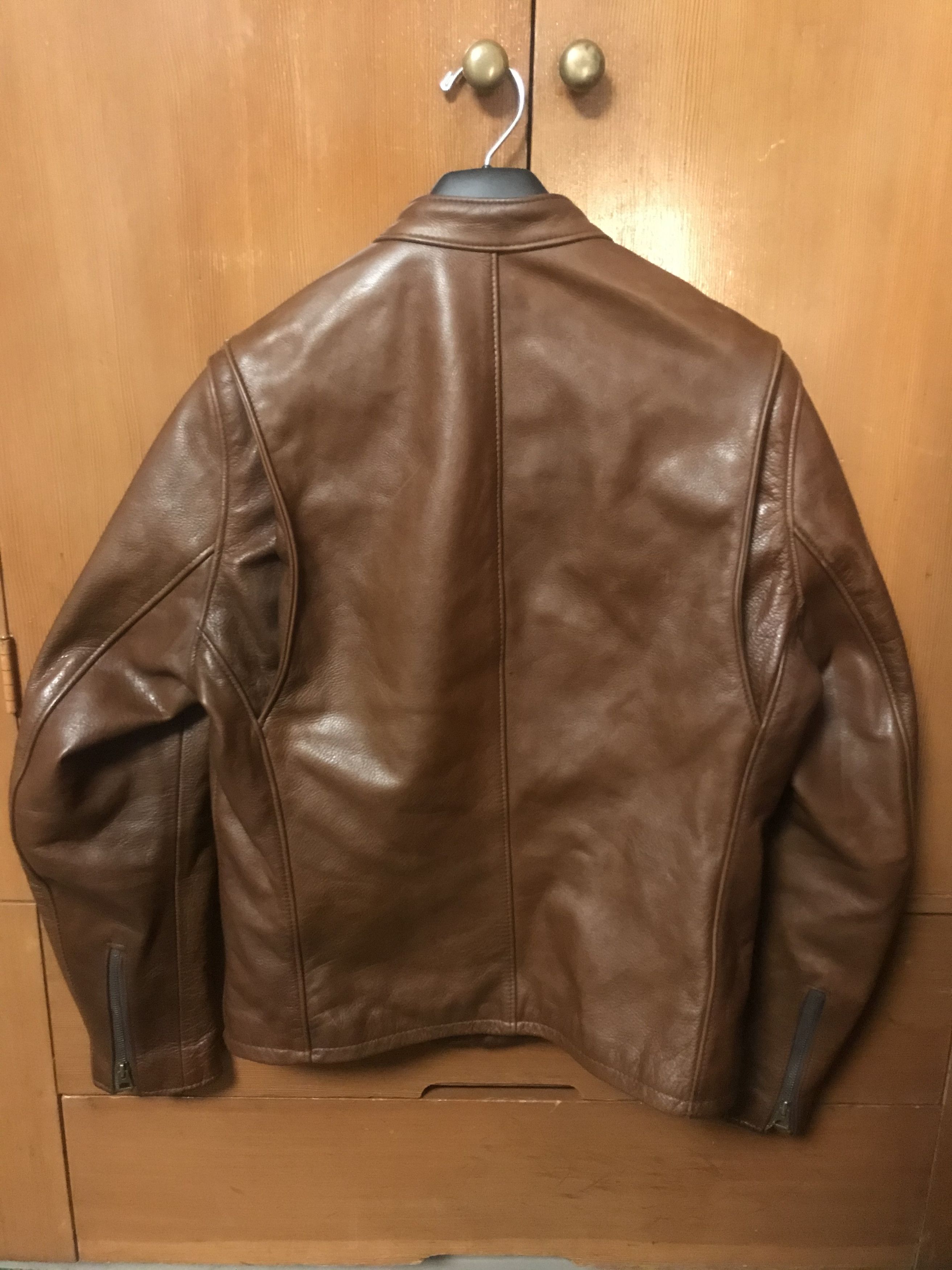 Schott Schott Cafe Racer Leather Jacket Size US M / EU 48-50 / 2 - 3 Thumbnail