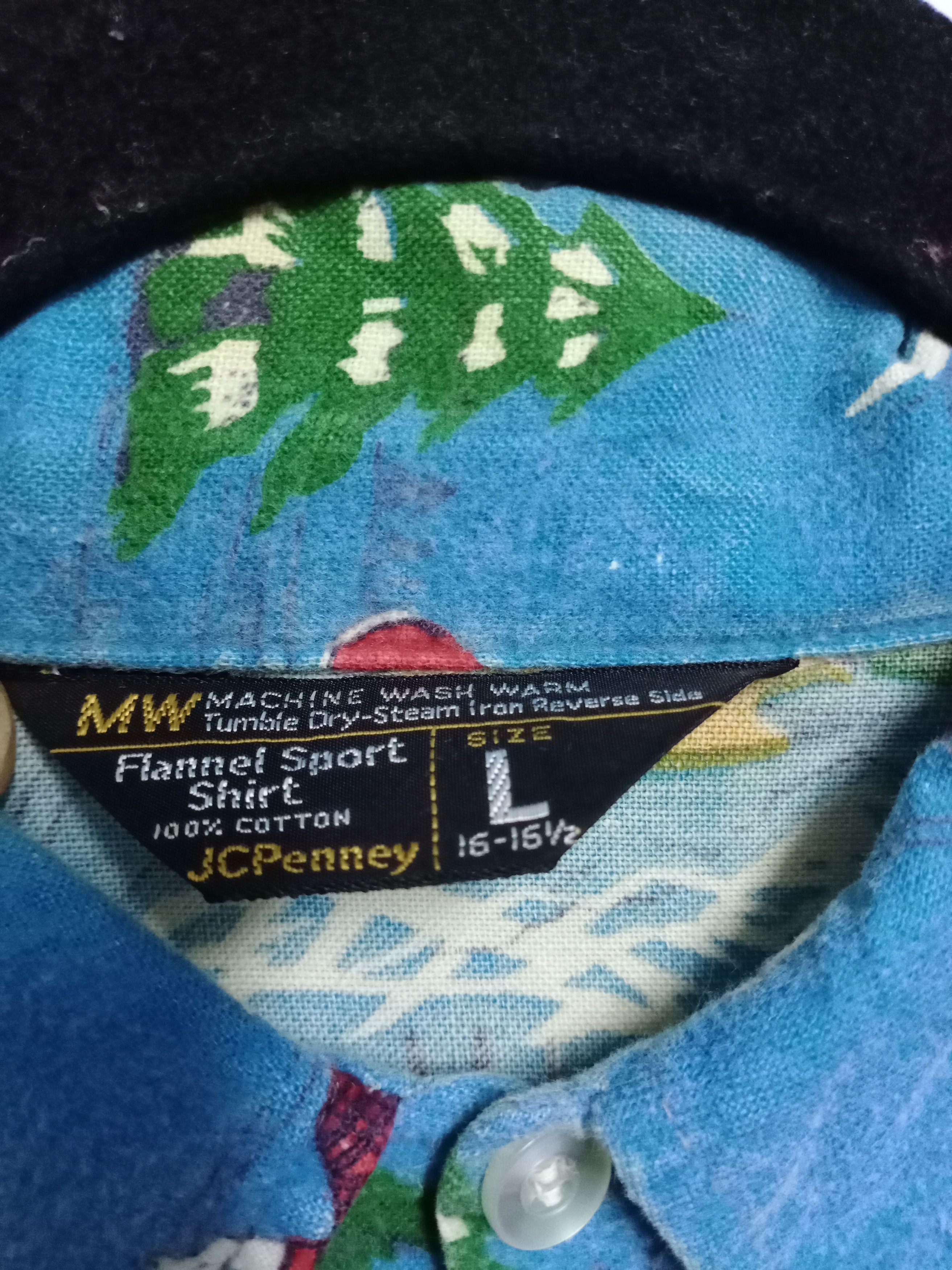 JCPenney × Vintage Vtg 60s JC Penny Full print Habitat Motive western Shirt Size US XL / EU 56 / 4 - 3 Thumbnail