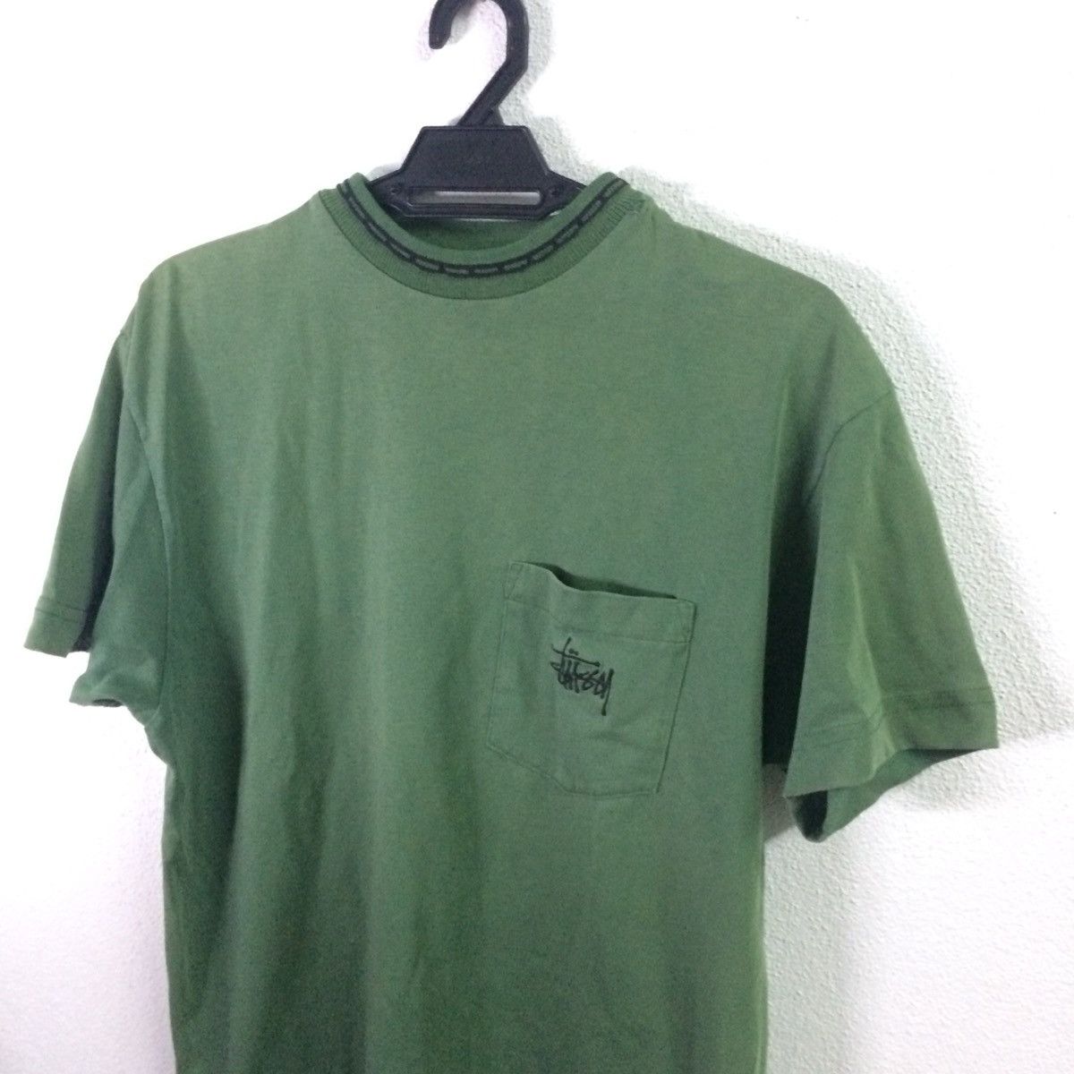 Stussy × Vintage Vintage 80s Stussy Tomtom Tee Art Stripe