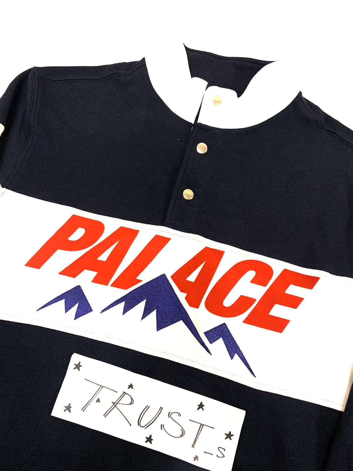 Palace Palace Pwoppa Sweat Navy Large | Grailed 