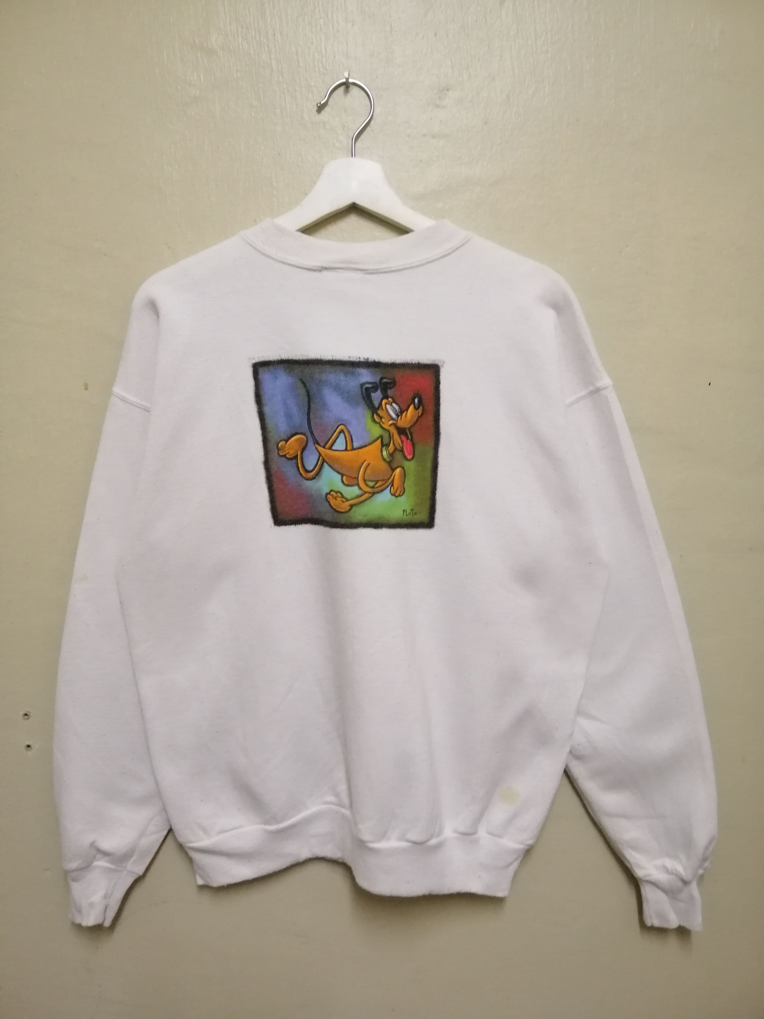 Cartoon Network VINTAGE 90s PLUTO DISNEY SWEATSHIRT made in usa B6 Size US M / EU 48-50 / 2 - 1 Thumbnail