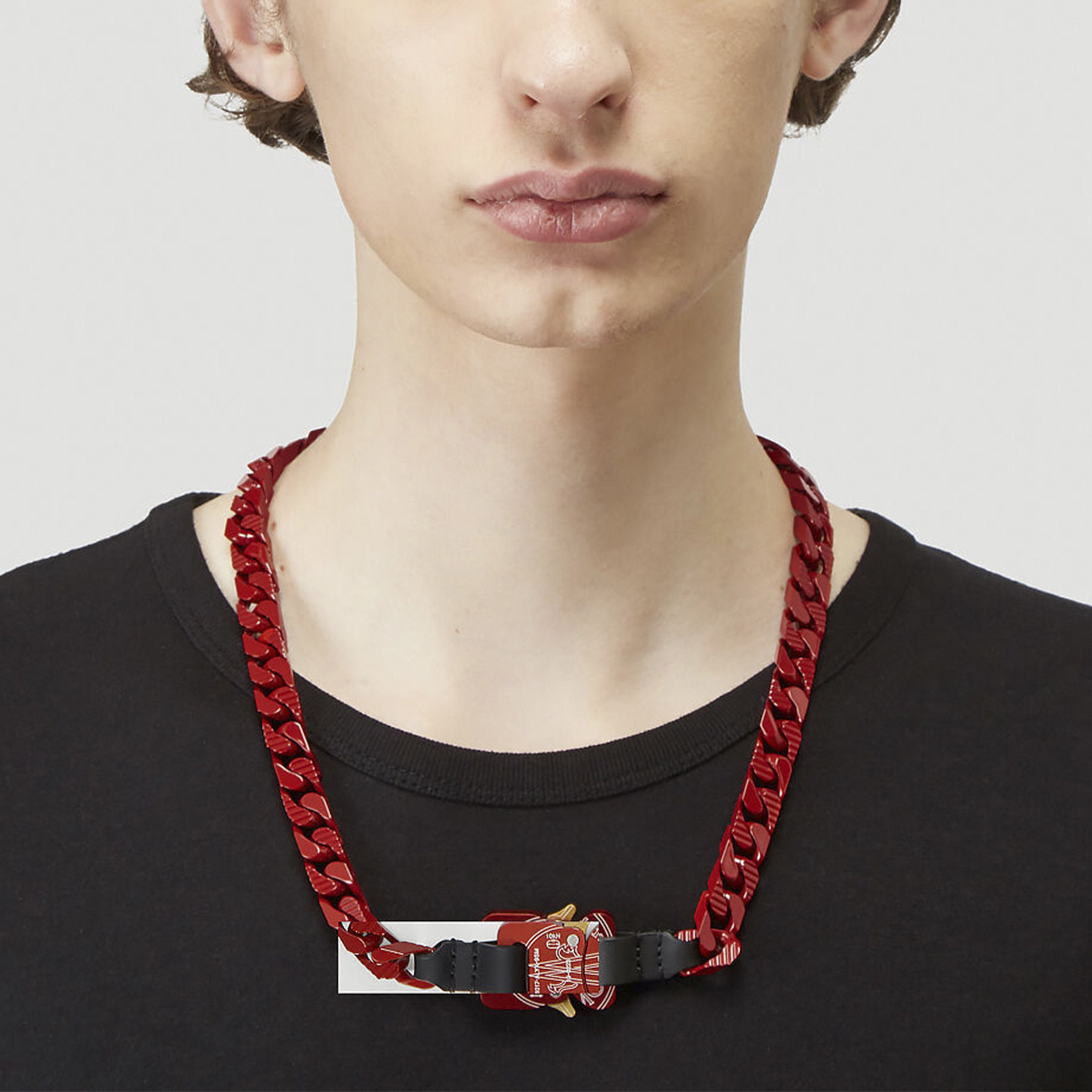 Alyx Moncler Moncler Genius x Alyx Necklace red Grailed