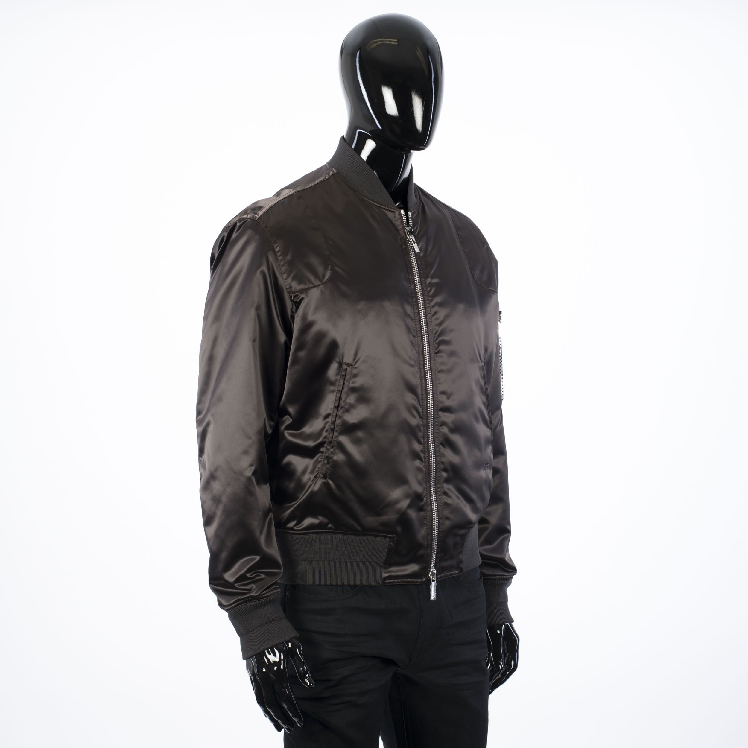 Dior 3500$ Nylon Bomber Jacket With Saddle Pocket In Anthracite Size US L / EU 52-54 / 3 - 8 Thumbnail
