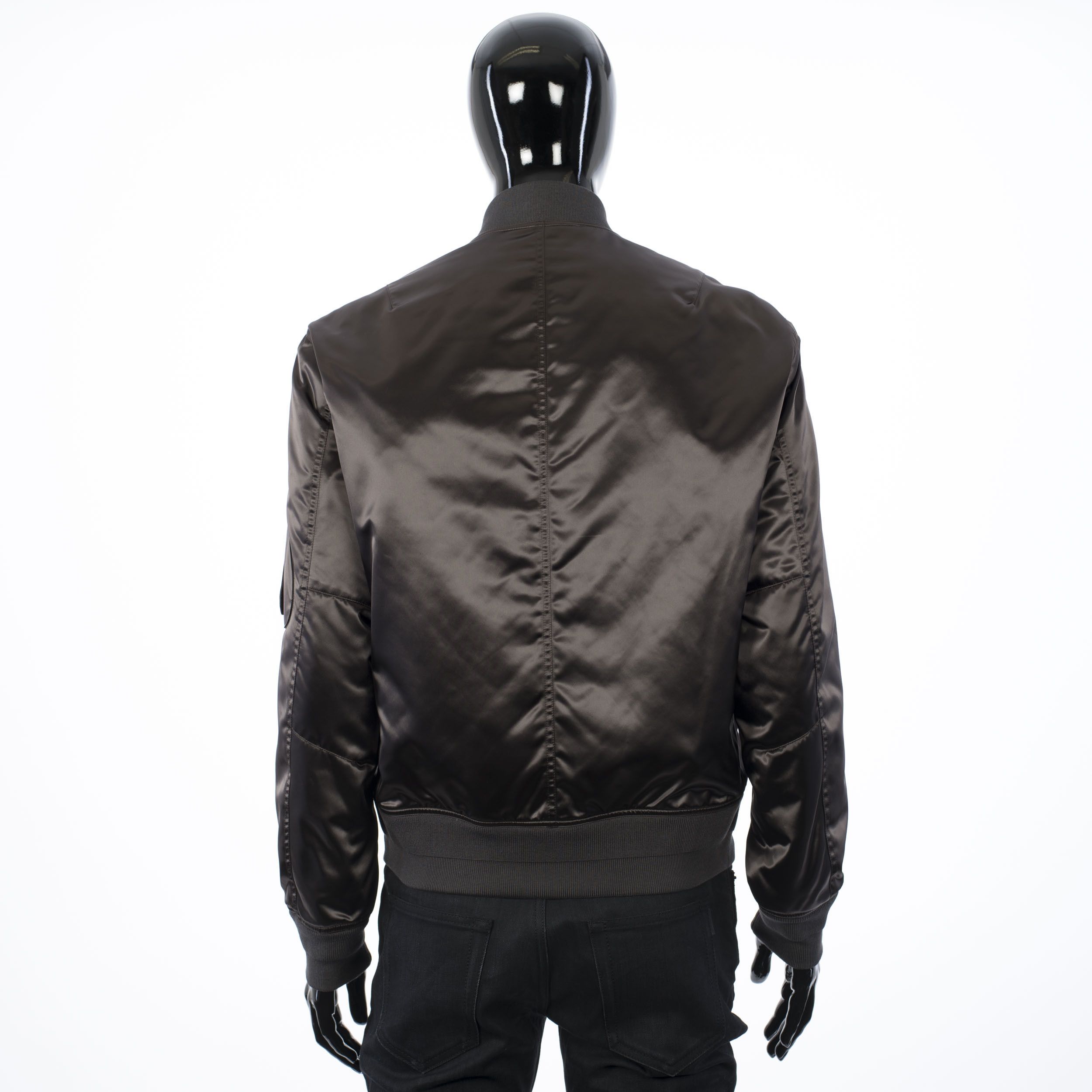 Dior 3500$ Nylon Bomber Jacket With Saddle Pocket In Anthracite Size US L / EU 52-54 / 3 - 5 Thumbnail
