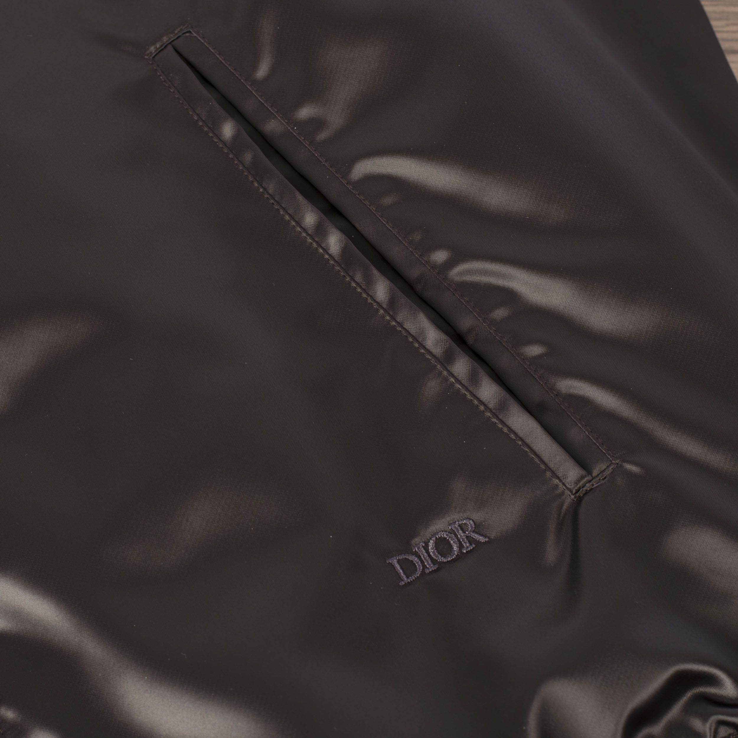 Dior 3500$ Nylon Bomber Jacket With Saddle Pocket In Anthracite Size US L / EU 52-54 / 3 - 12 Thumbnail