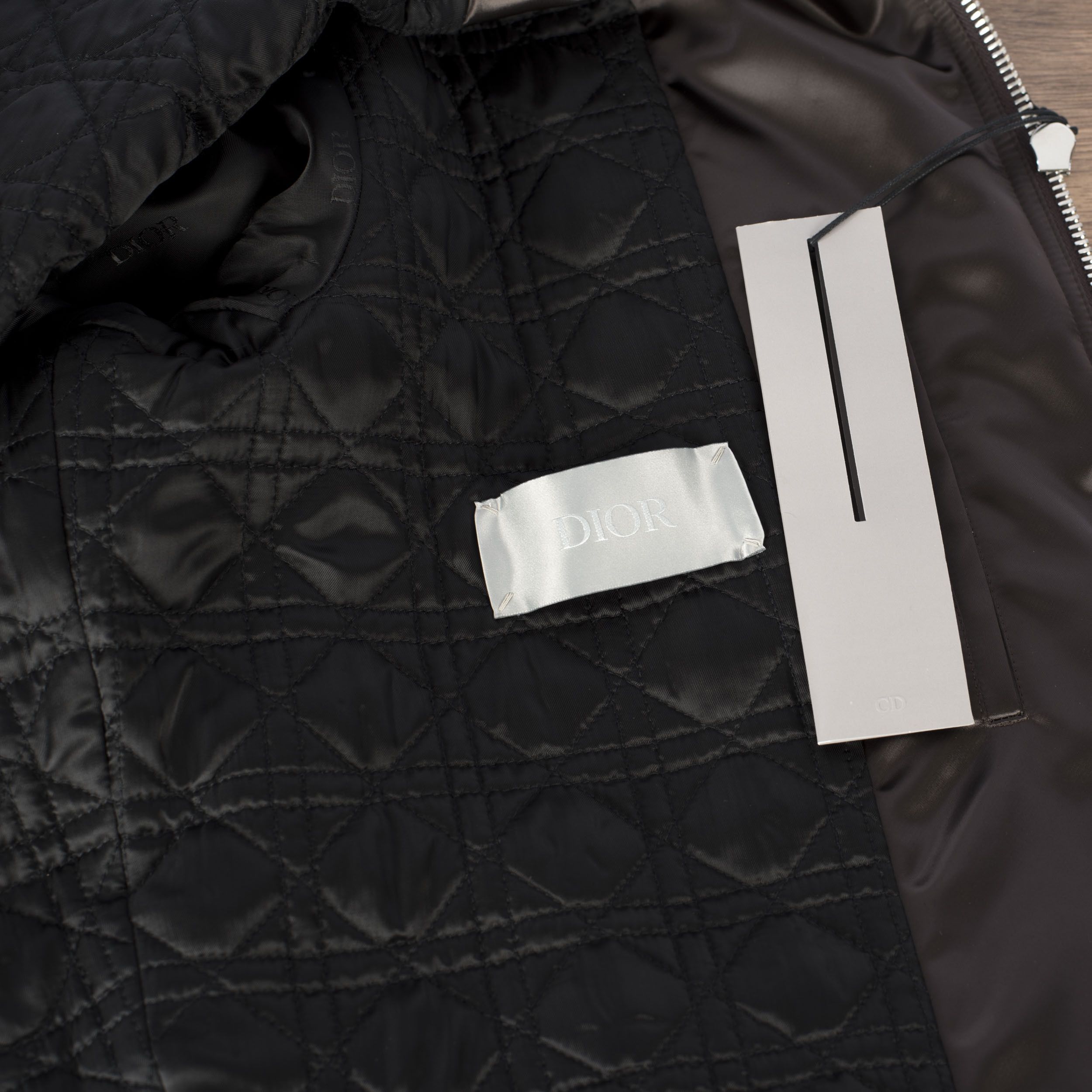 Dior 3500$ Nylon Bomber Jacket With Saddle Pocket In Anthracite Size US L / EU 52-54 / 3 - 15 Thumbnail
