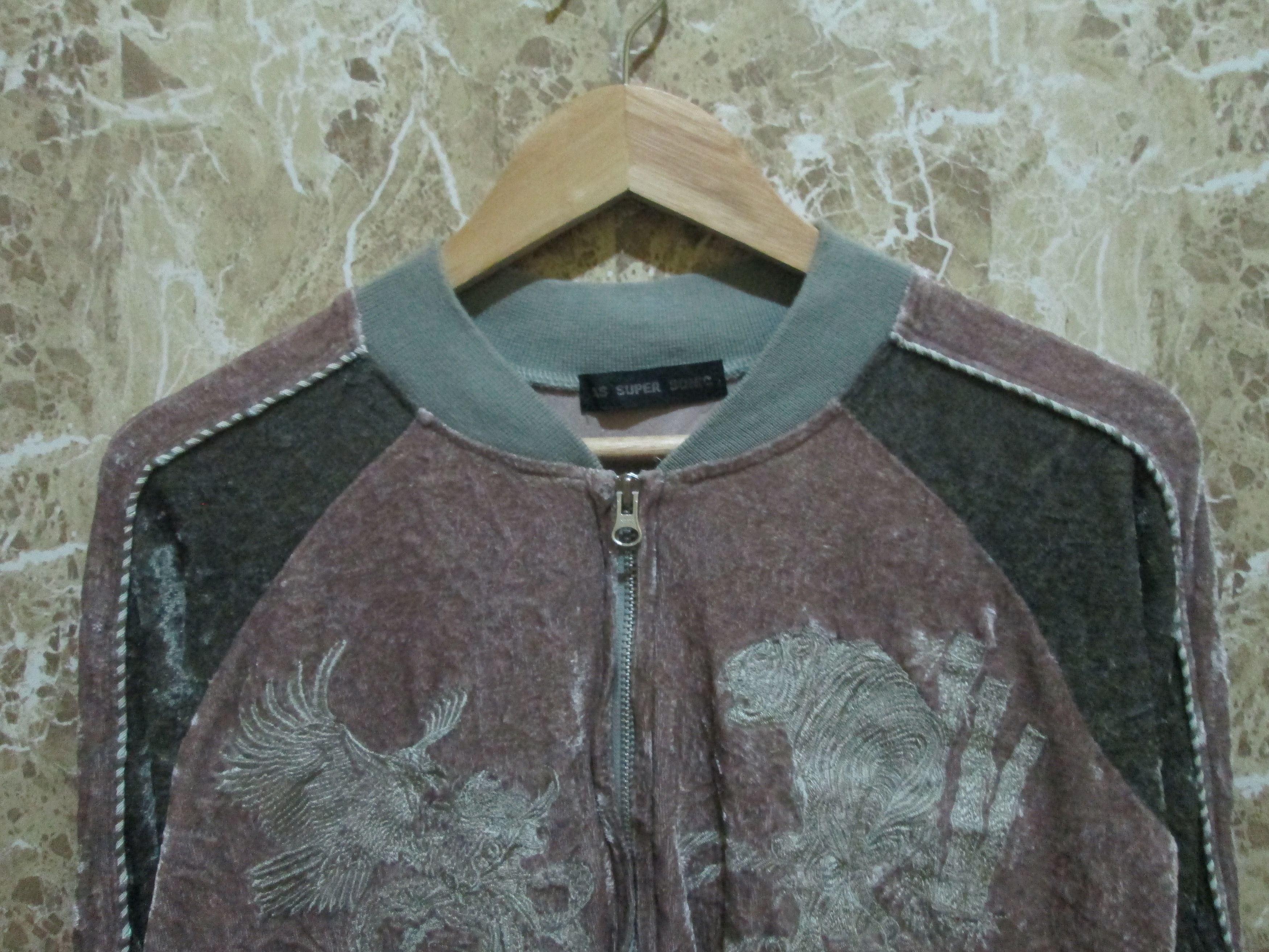 Sukajan Souvenir As Super Sonic Rare Big Logo Jacket