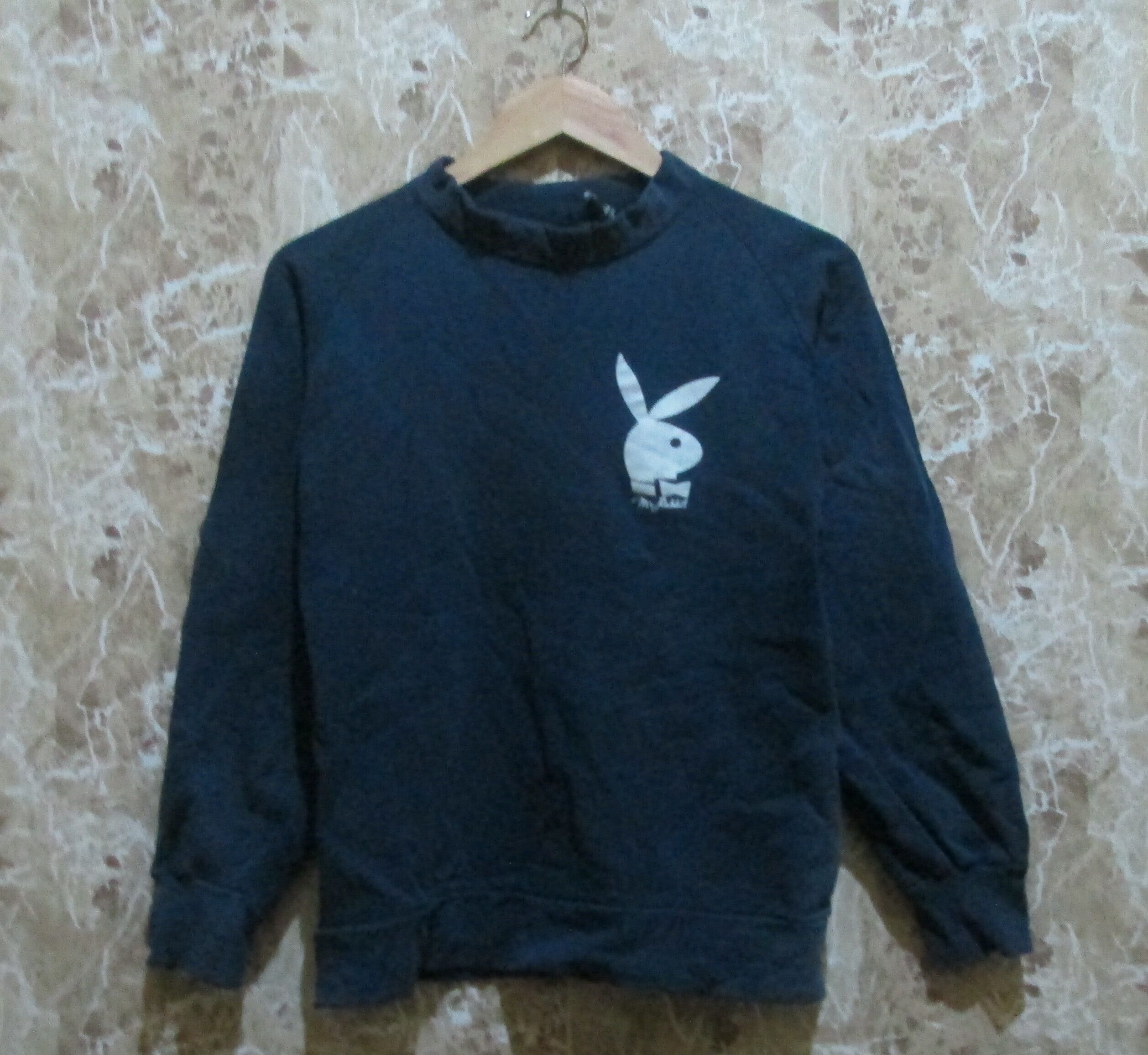 Vintage Playboy Mr. Rabbit Big Logo Rare Spellout Sweatshirt Size US M / EU 48-50 / 2 - 1 Preview