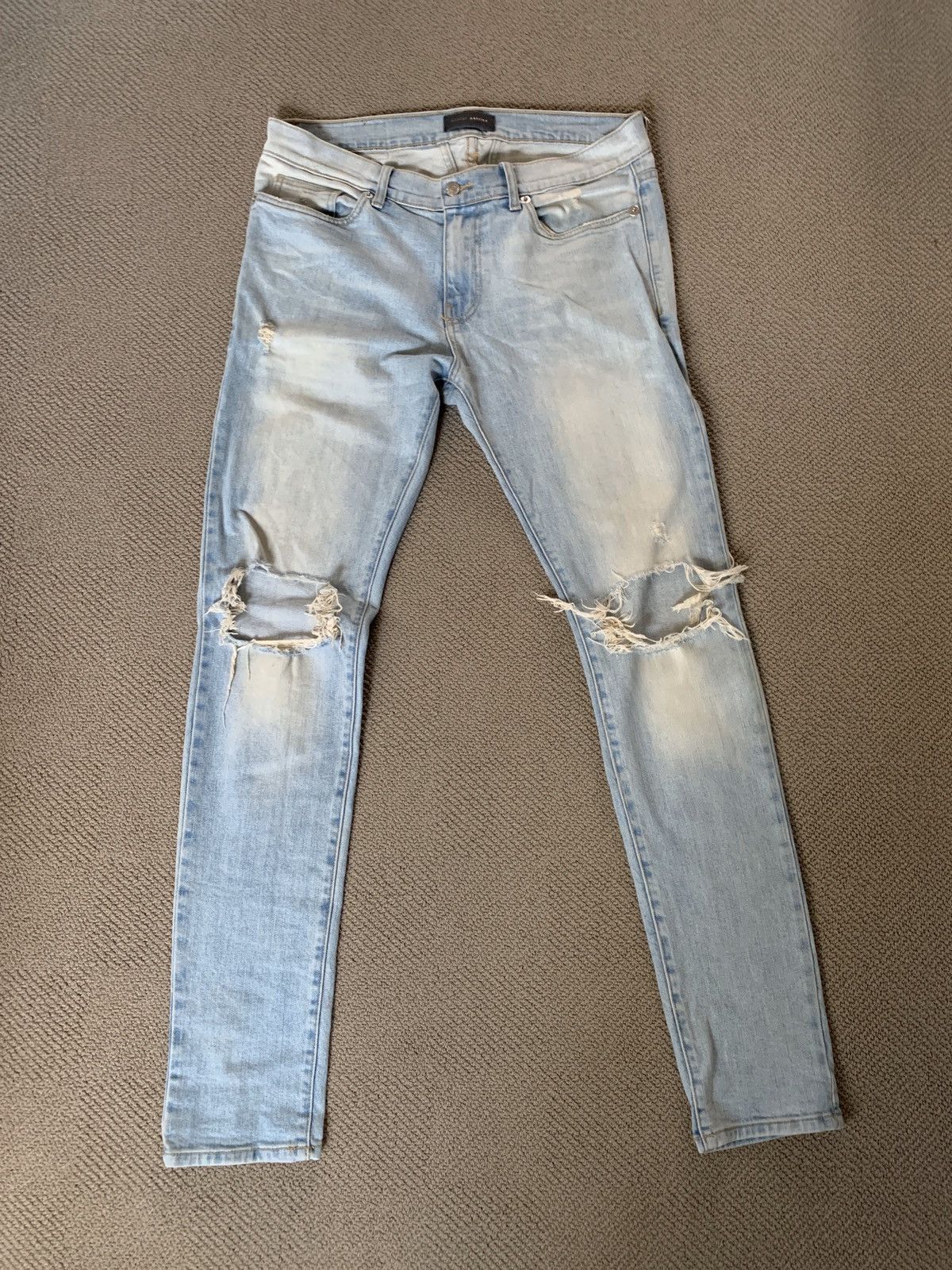 Daniel Patrick Daniel Patrick vintage distressed jeans Size US 34 / EU 50 - 1 Thumbnail