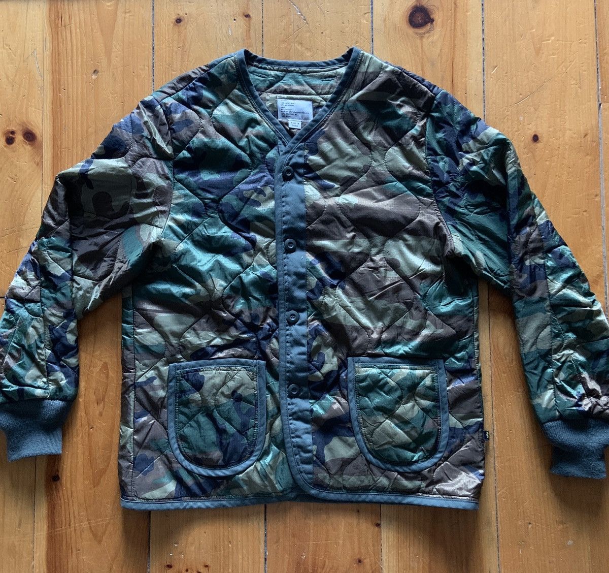 Alpha Industries Lrg Alpha Industries Quilred Camo Jacket Size US L / EU 52-54 / 3 - 1 Thumbnail