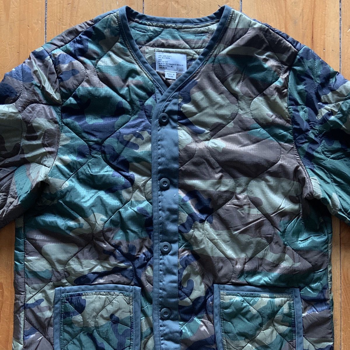 Alpha Industries Lrg Alpha Industries Quilred Camo Jacket Size US L / EU 52-54 / 3 - 2 Thumbnail