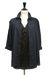Dries Van Noten new DRIES VAN NOTEN black oriental print kimono blue cotton layered shirt FR48 Size US M / EU 48-50 / 2 - 3 Thumbnail