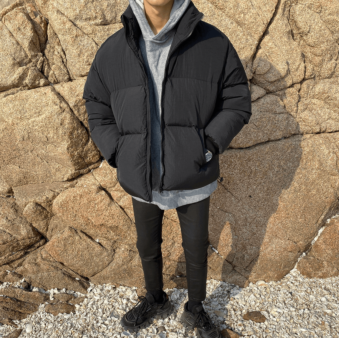 Random Puffer Jacket in Black Like Cold Laundry Grailed