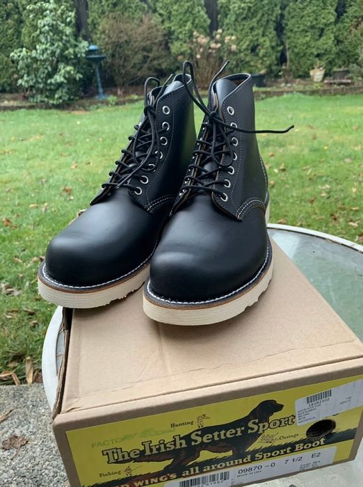 Red Wing Red Wing 9870 Black Klondike 7.5EE Rare Asia Exclusive