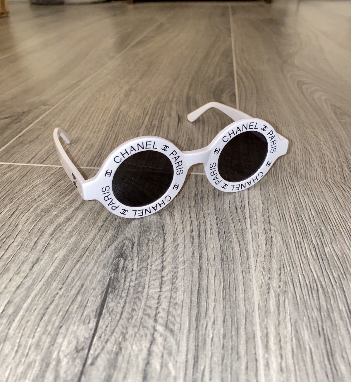 Chanel Chanel Paris Round Logo Sunglasses Size ONE SIZE - 1 Thumbnail