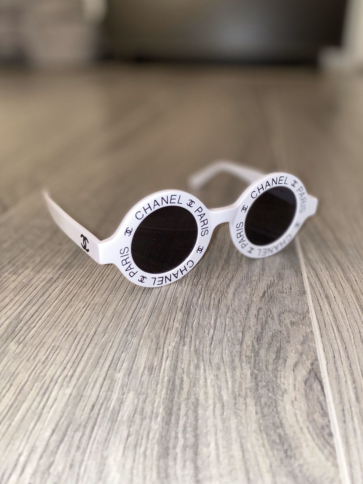 Chanel Chanel Paris Round Logo Sunglasses Size ONE SIZE - 5 Thumbnail