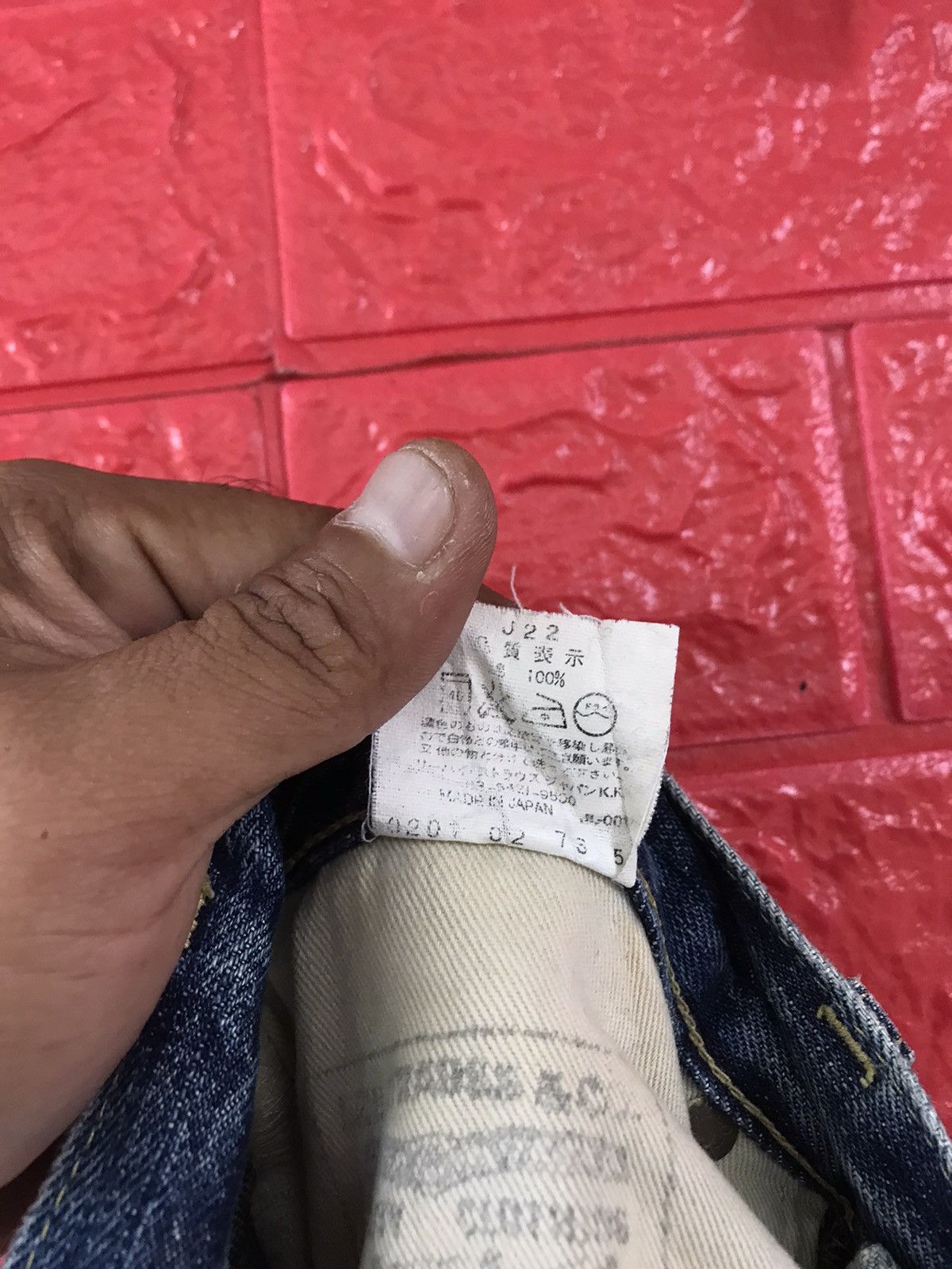 Levi's × Vintage Vintage Levis 503 B Big E Selvedge Distressed Crop Jeans Size US 29 - 21 Thumbnail