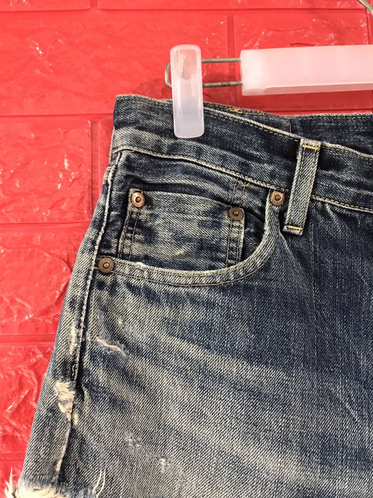 Levi's × Vintage Vintage Levis 503 B Big E Selvedge Distressed Crop Jeans Size US 29 - 9 Thumbnail