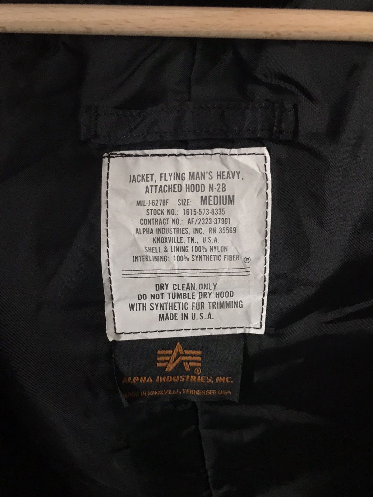 Alpha Industries Alpha Industries Bomber jacket RN 35569 made in USA size M Grailed