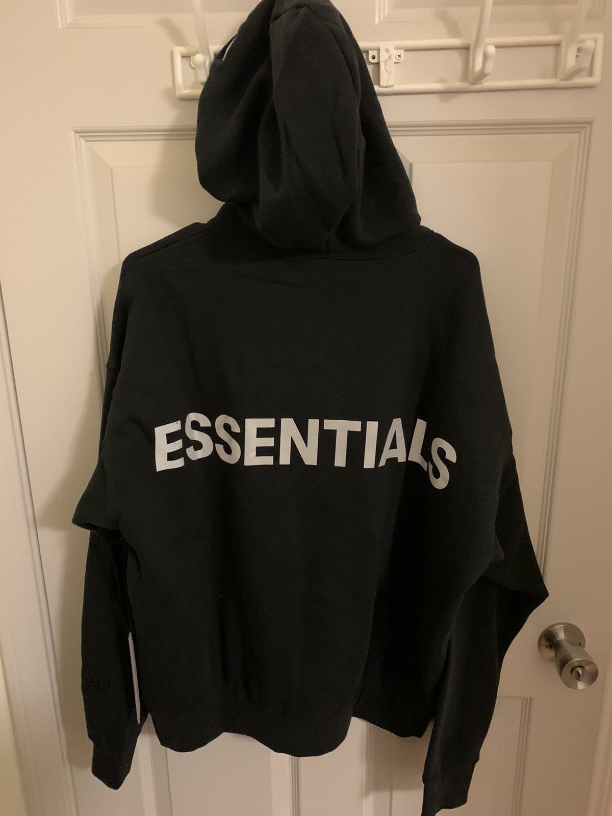 Fear of God × Pacsun × Ssense FEAR OF GOD ESSENTIALS 3M Logo Pullover ...