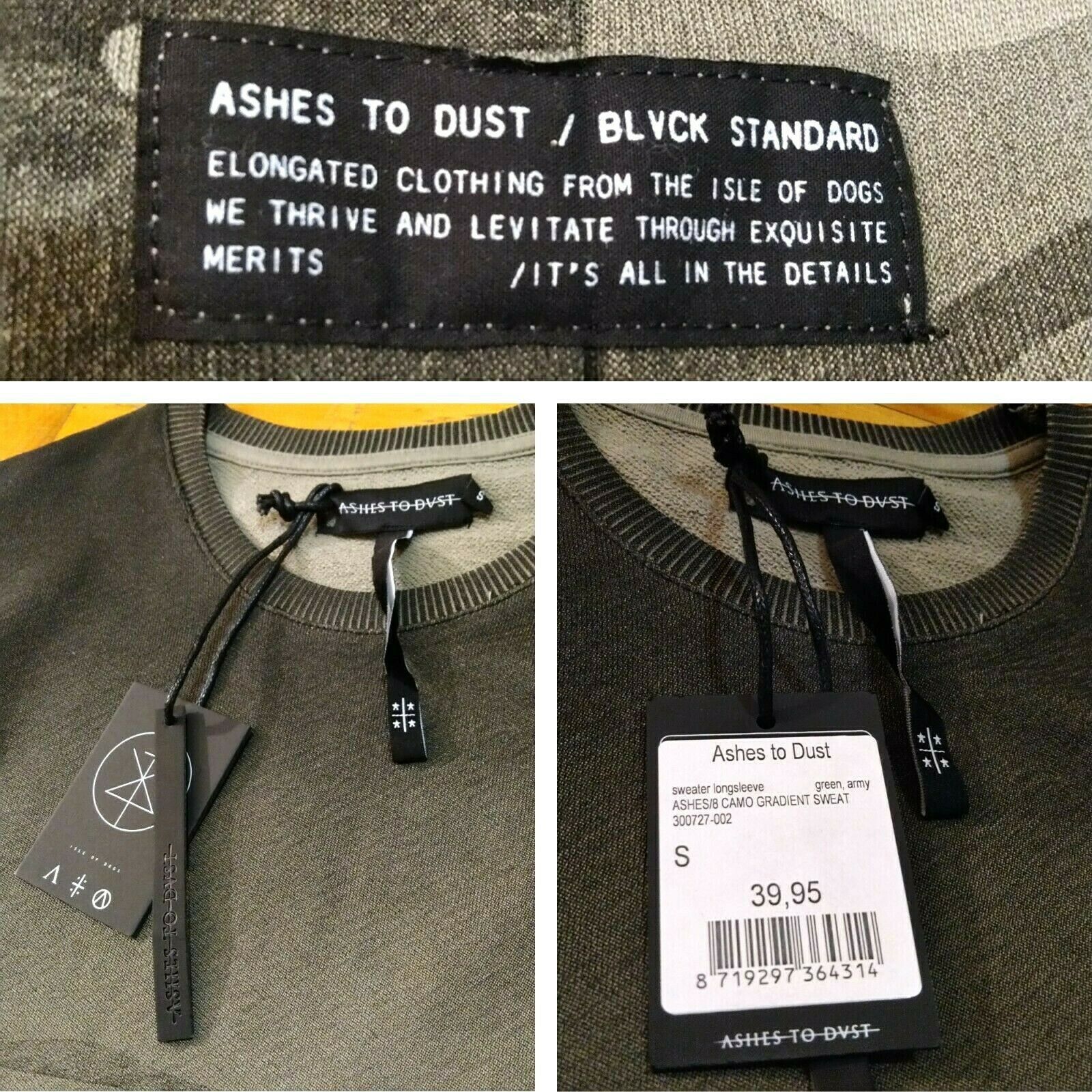 Other ASHES TO DUST Men Camo Graphic Pullover Top Grey Sweatshirt Size US S / EU 44-46 / 1 - 6 Thumbnail