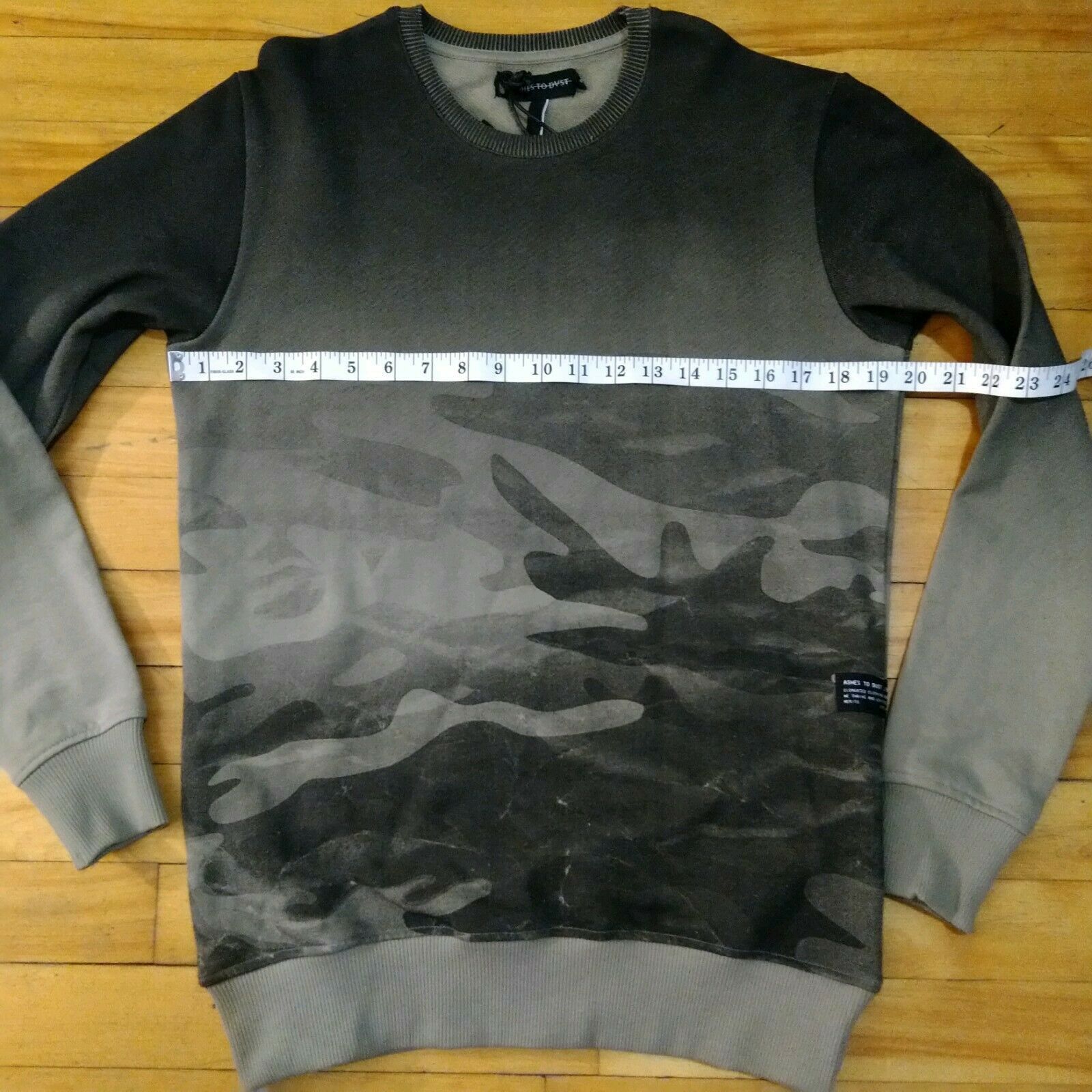 Other ASHES TO DUST Men Camo Graphic Pullover Top Grey Sweatshirt Size US S / EU 44-46 / 1 - 10 Thumbnail
