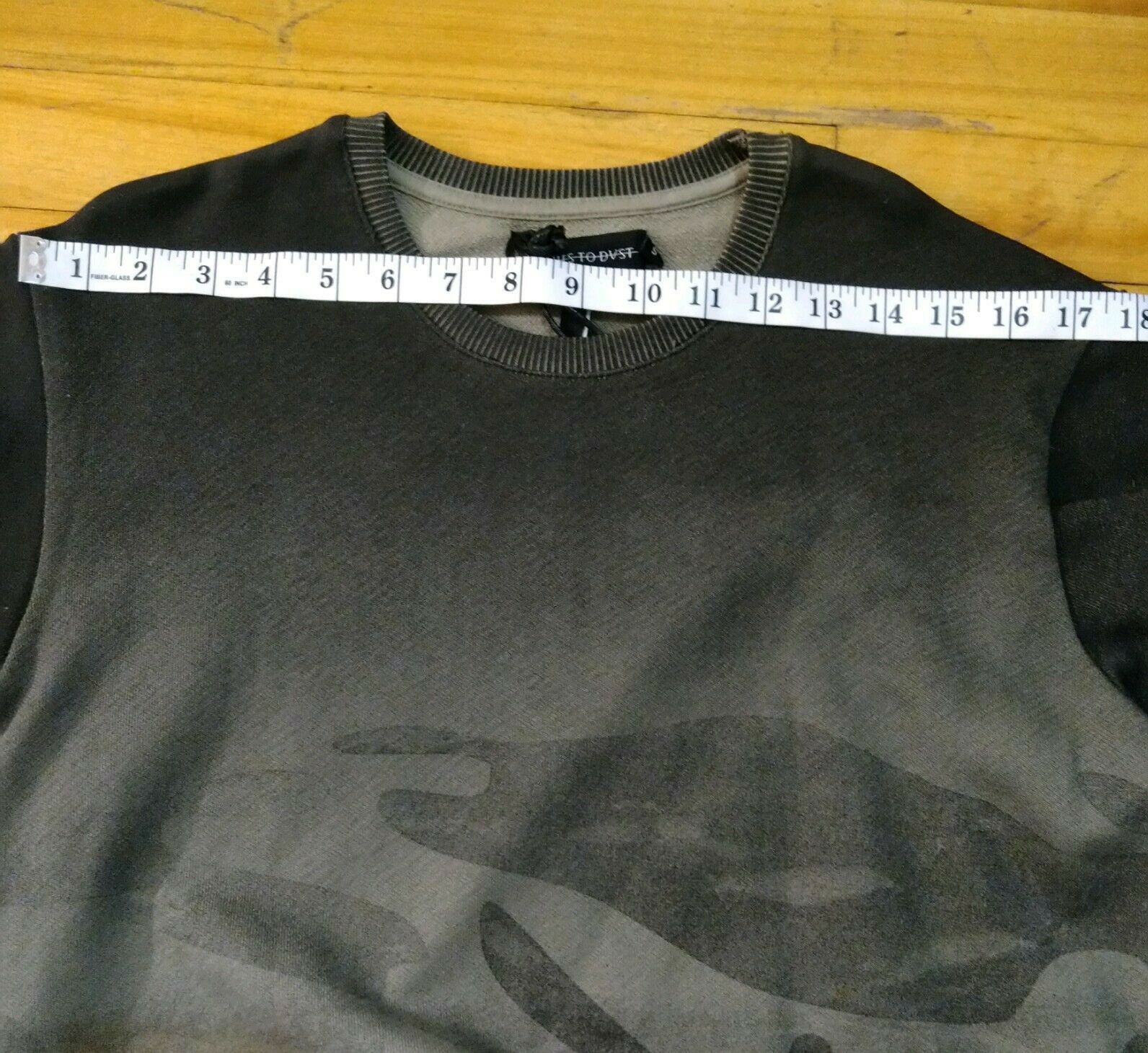 Other ASHES TO DUST Men Camo Graphic Pullover Top Grey Sweatshirt Size US S / EU 44-46 / 1 - 9 Thumbnail