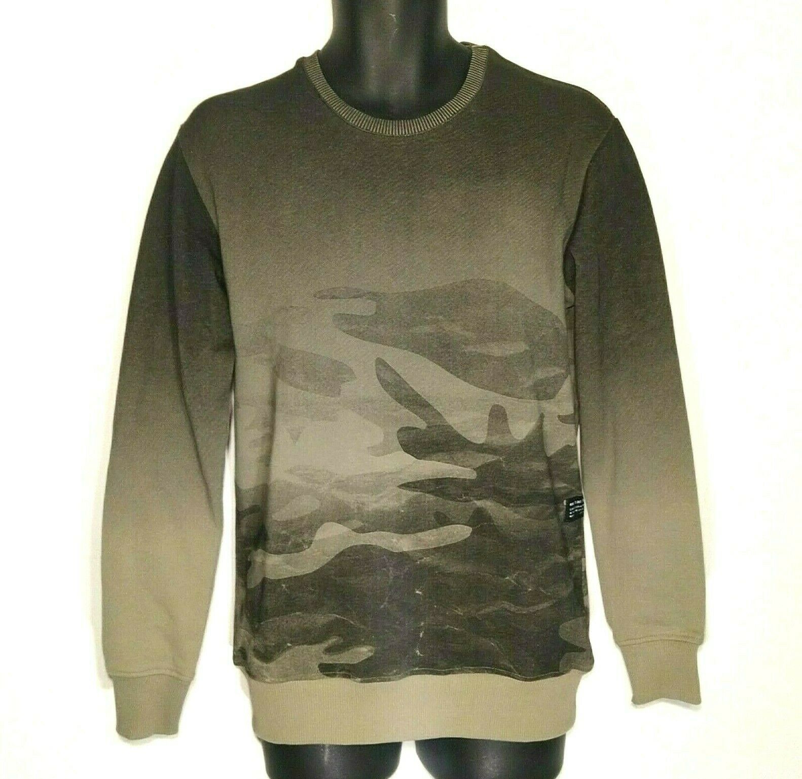 Other ASHES TO DUST Men Camo Graphic Pullover Top Grey Sweatshirt Size US S / EU 44-46 / 1 - 2 Thumbnail