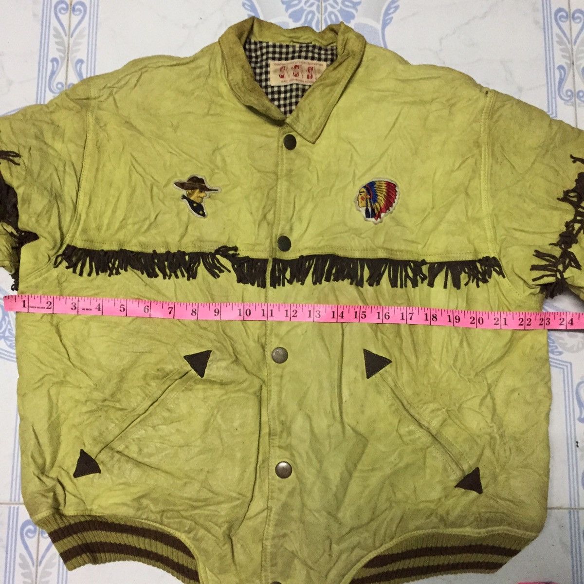 Other Apache Indian Sportwear Leather Jacket MADE IN JAPAN Size US L / EU 52-54 / 3 - 23 Thumbnail