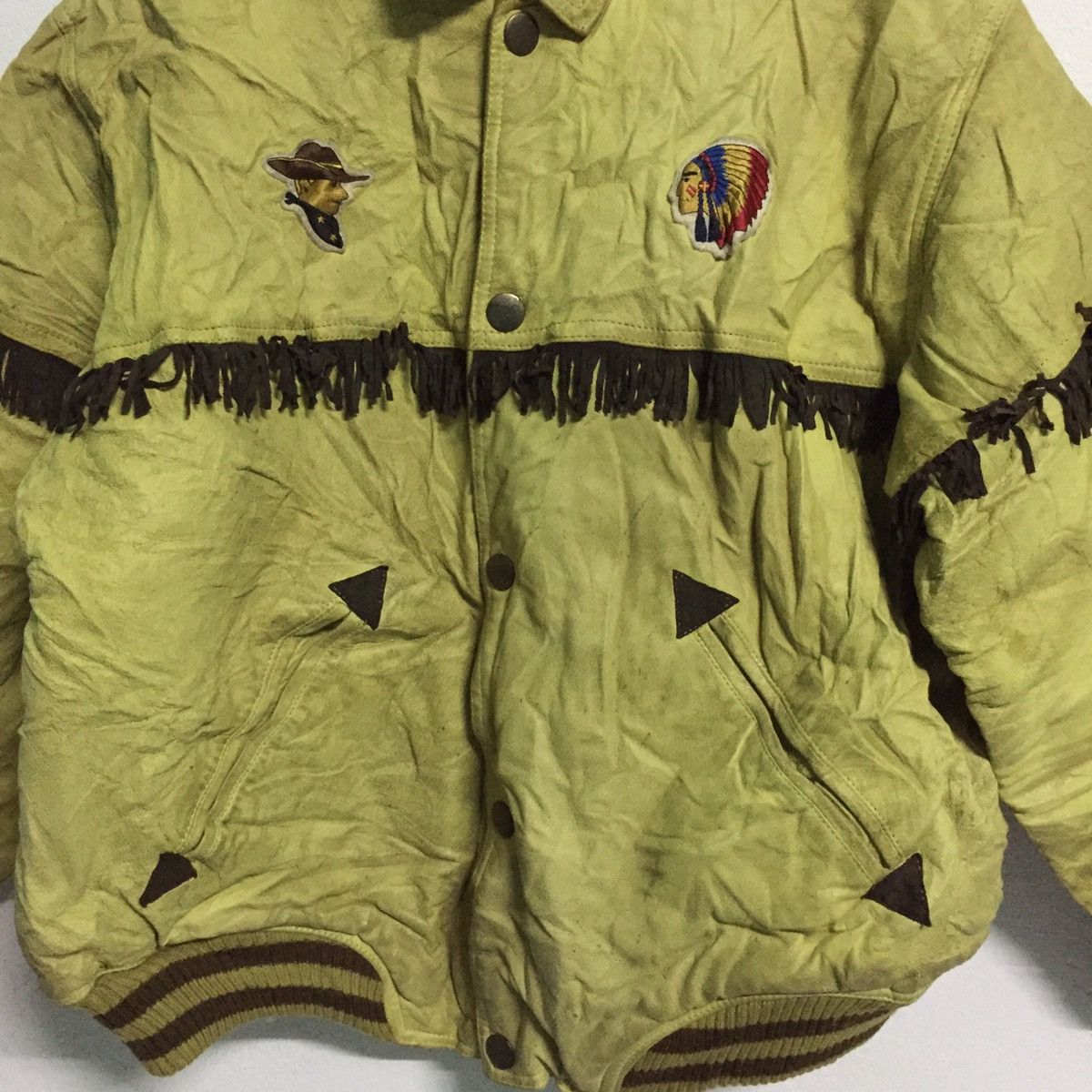 Other Apache Indian Sportwear Leather Jacket MADE IN JAPAN Size US L / EU 52-54 / 3 - 4 Thumbnail