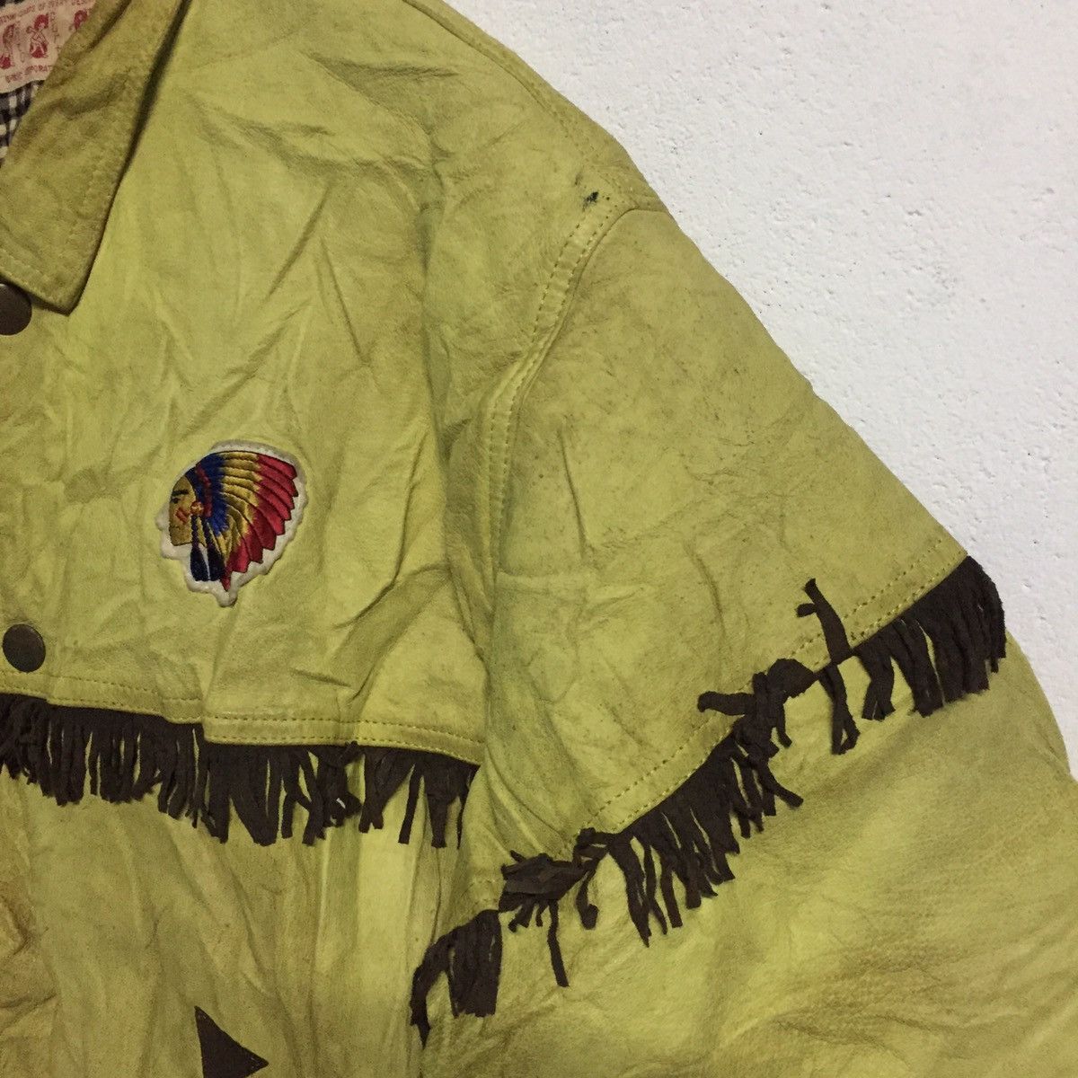 Other Apache Indian Sportwear Leather Jacket MADE IN JAPAN Size US L / EU 52-54 / 3 - 6 Thumbnail