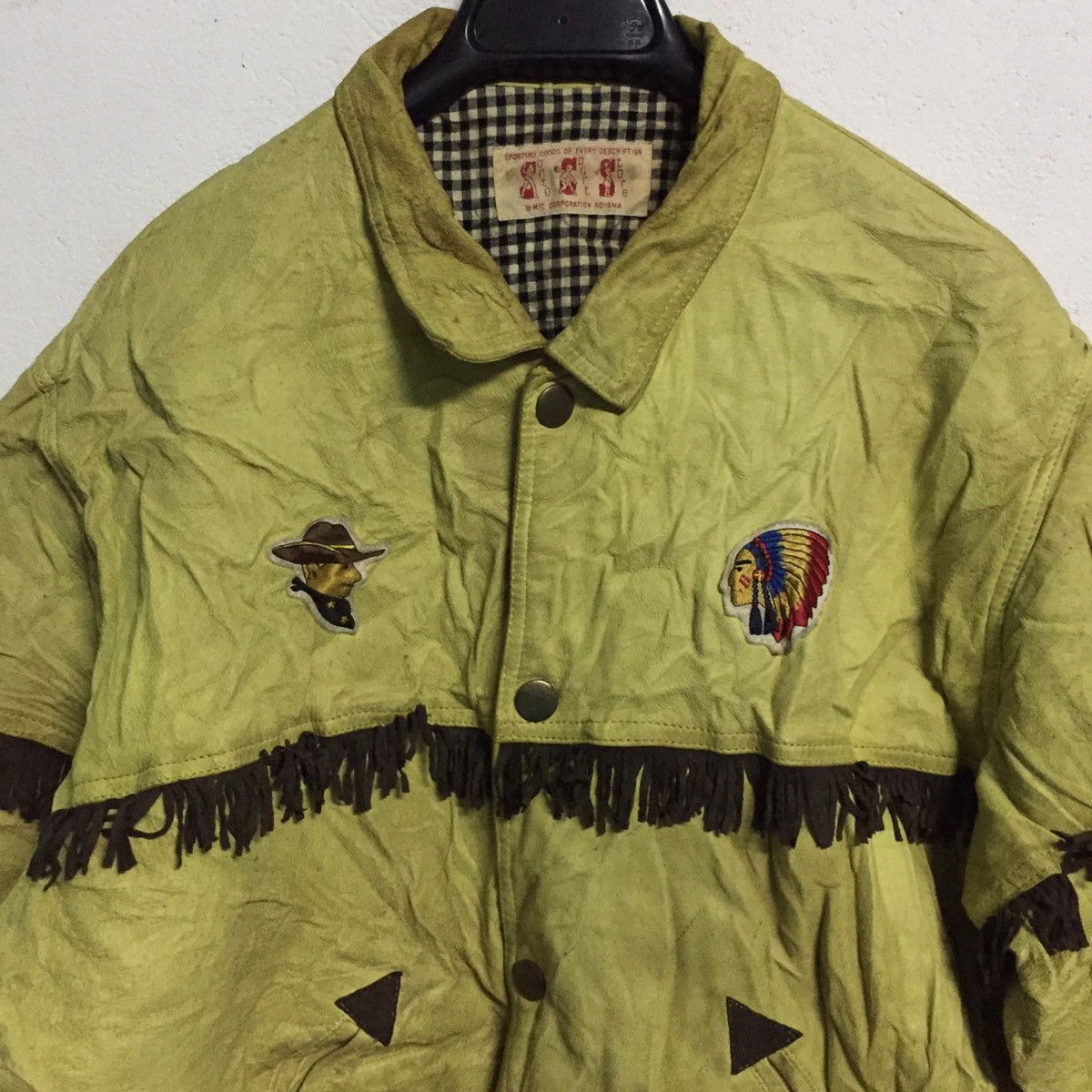 Other Apache Indian Sportwear Leather Jacket MADE IN JAPAN Size US L / EU 52-54 / 3 - 3 Thumbnail