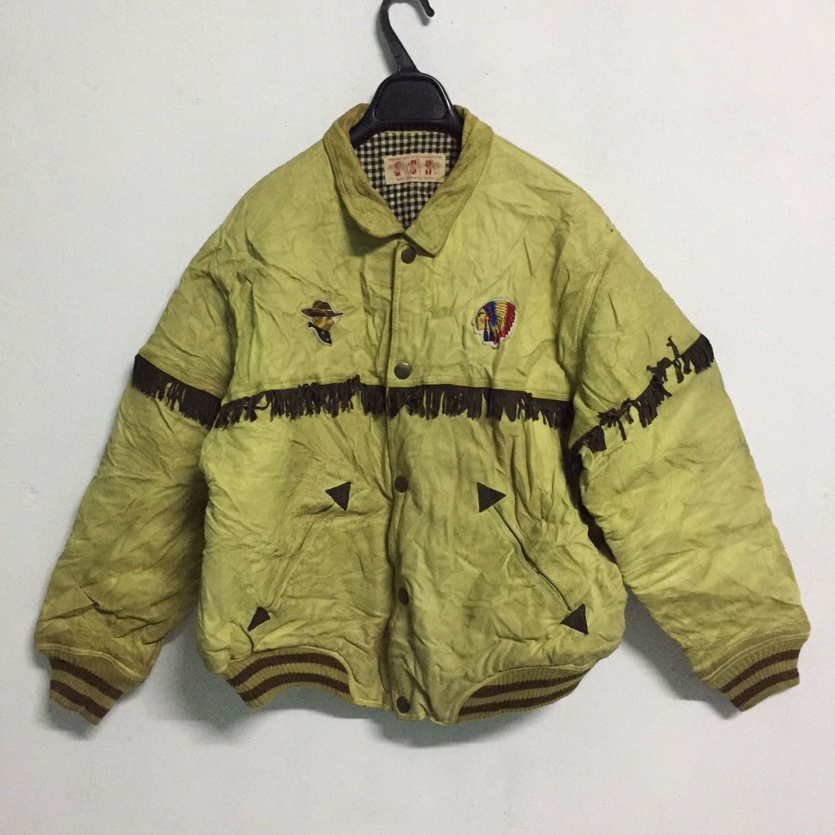 Other Apache Indian Sportwear Leather Jacket MADE IN JAPAN Size US L / EU 52-54 / 3 - 1 Thumbnail