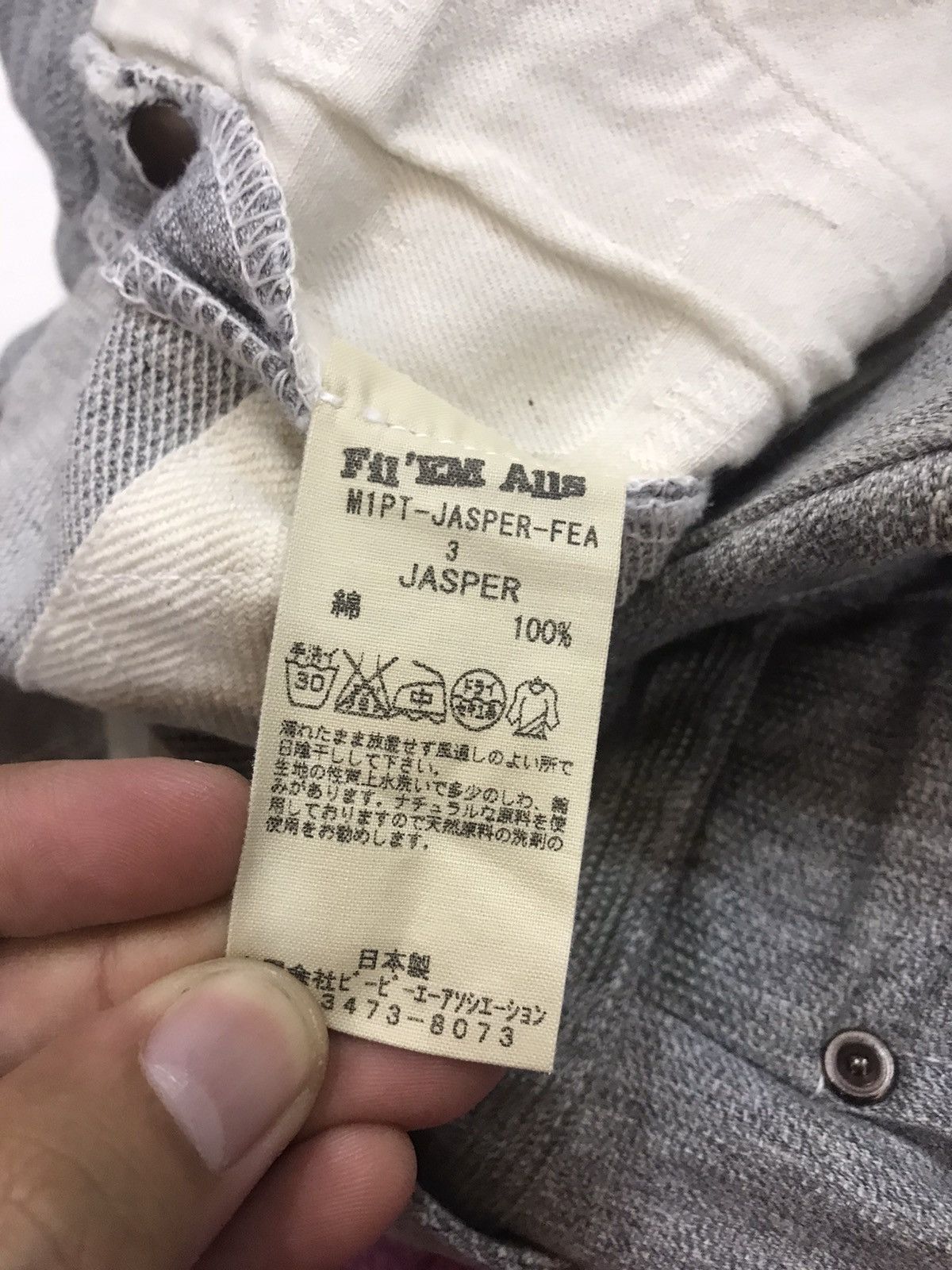 Japanese Brand FIL’EM ALLS DENIM GREY SHORTS PANTS SIZE 30 Size US 30 / EU 46 - 9 Thumbnail