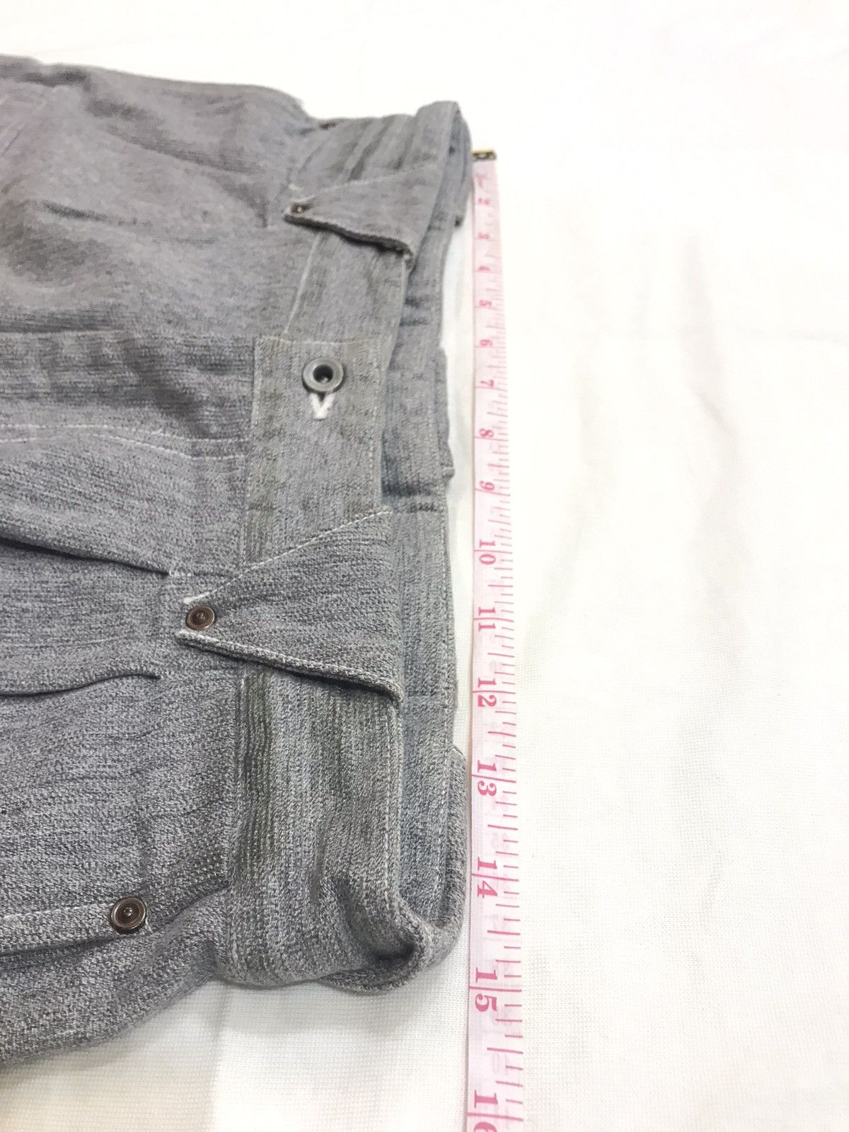 Japanese Brand FIL’EM ALLS DENIM GREY SHORTS PANTS SIZE 30 Size US 30 / EU 46 - 4 Thumbnail